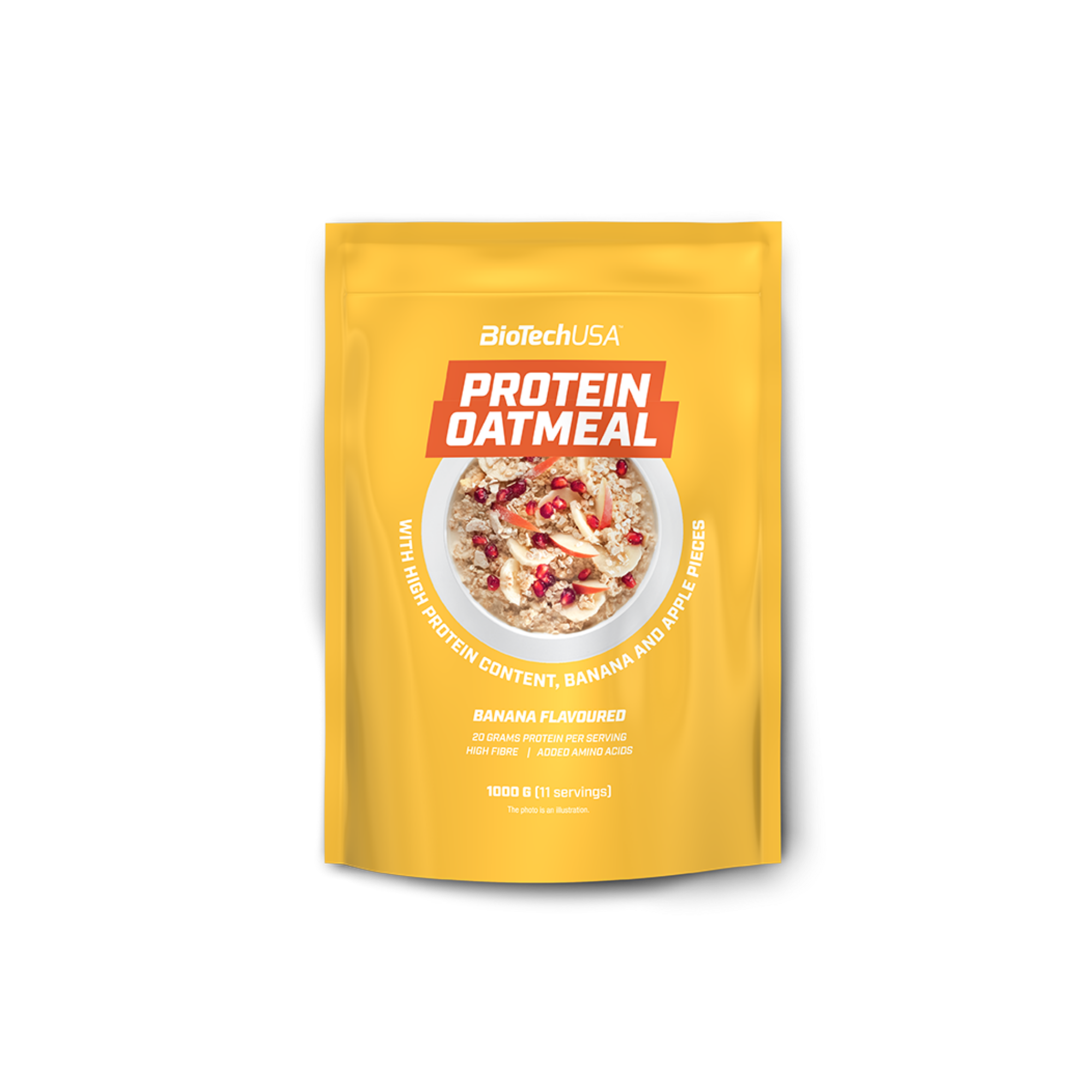 Ovaz Instant Proteic, BioTechUSA, Protein OatMeal, 1000g, Banana