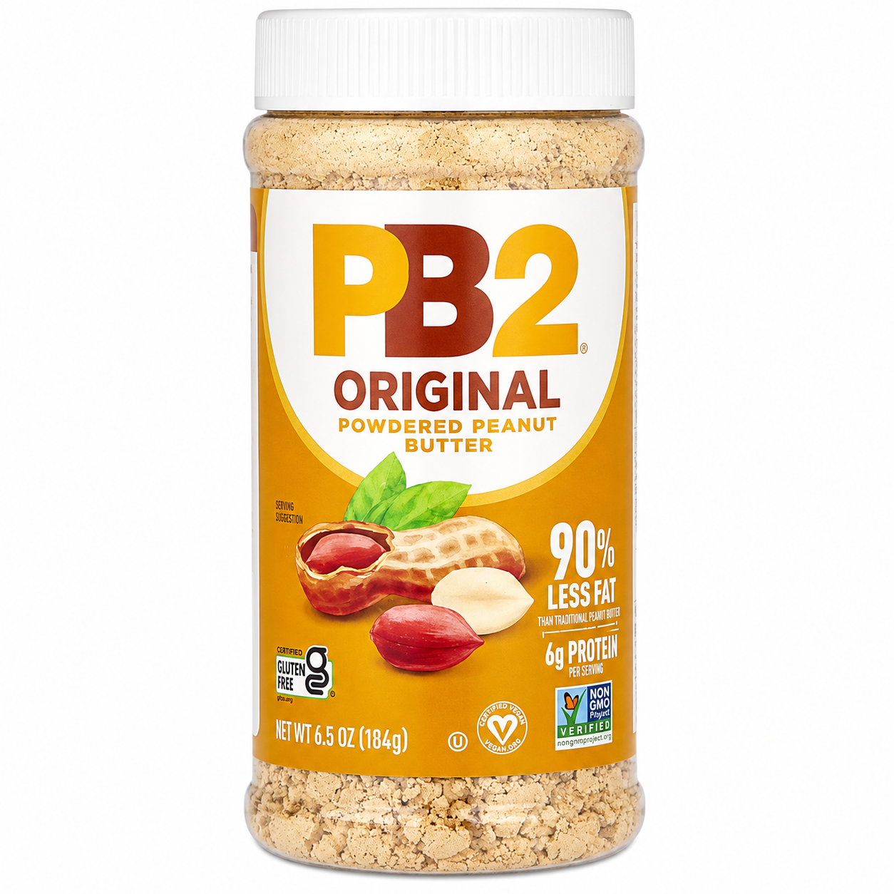 Unt de Arahide Pudra, PB2 Foods, Original Powdered Peanut Butter, 184g
