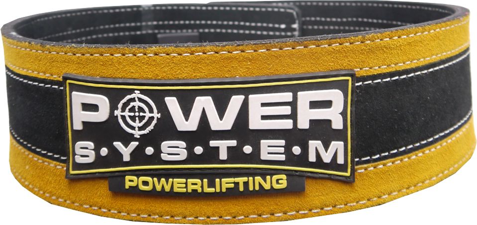 Centura Culturism, POWER SYSTEM, STRONGLIFT, Yellow
