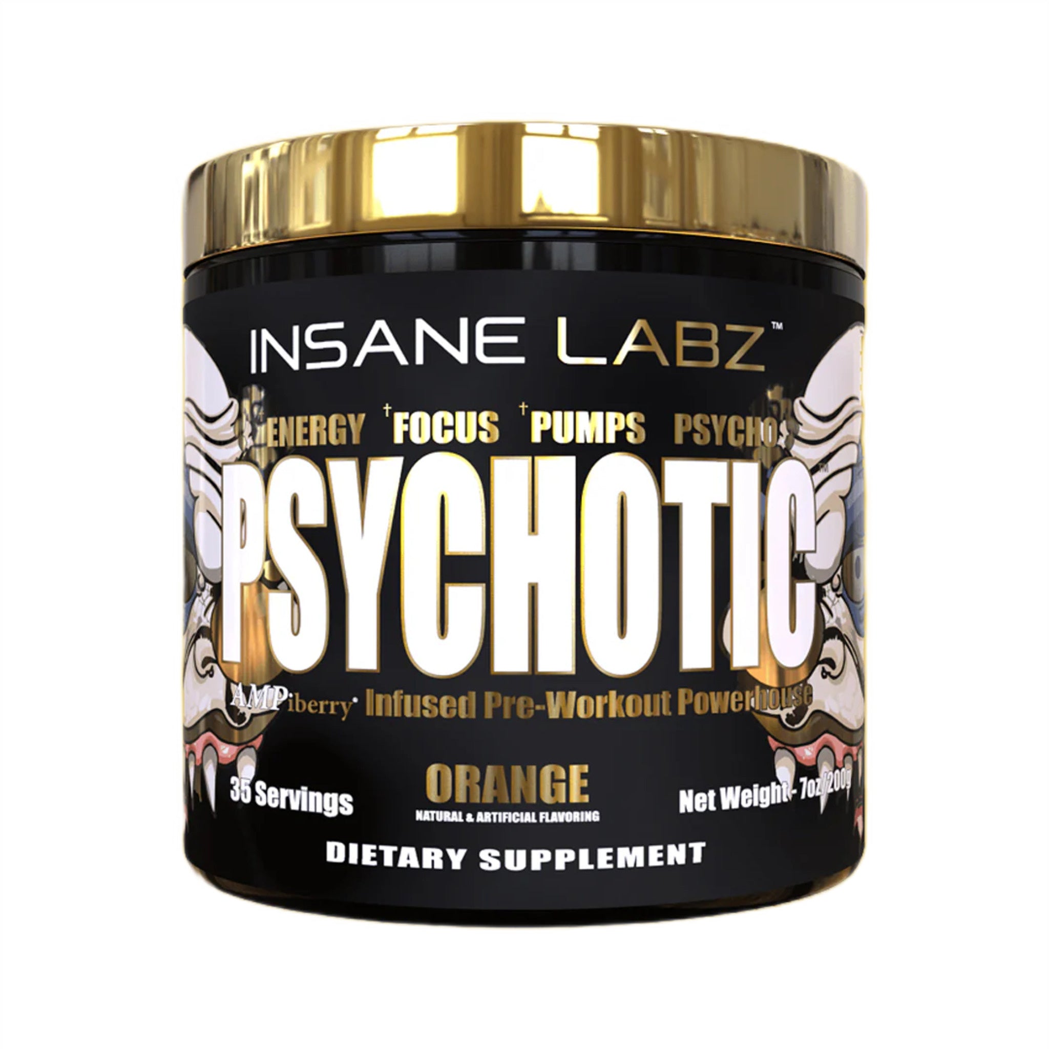 Pre-antrenament , Insane Labz Psychotic Gold, ( 35 Servings )