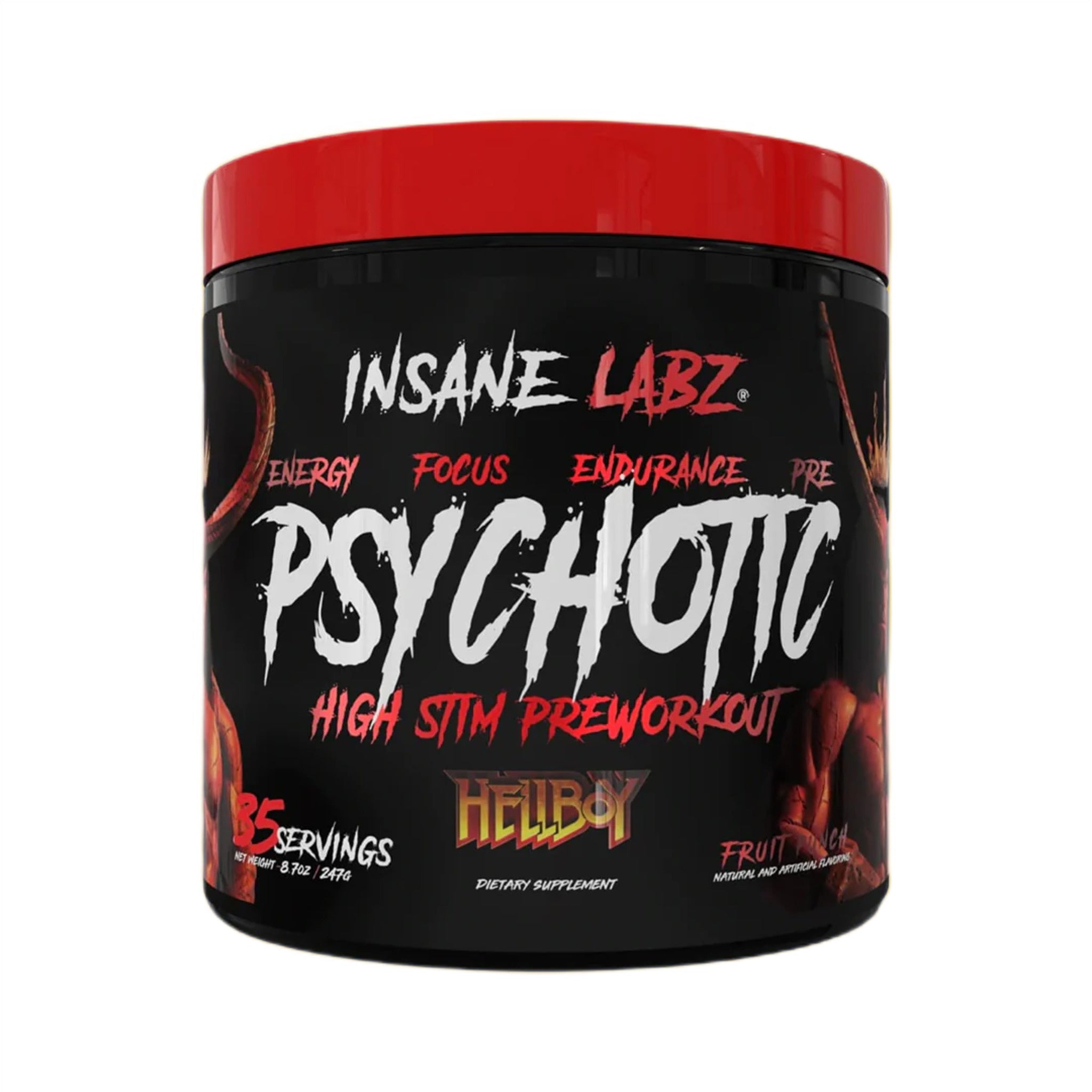 Pre-Workout , Insane Labz, Psychotic Hellboy, ( 35 Servings )