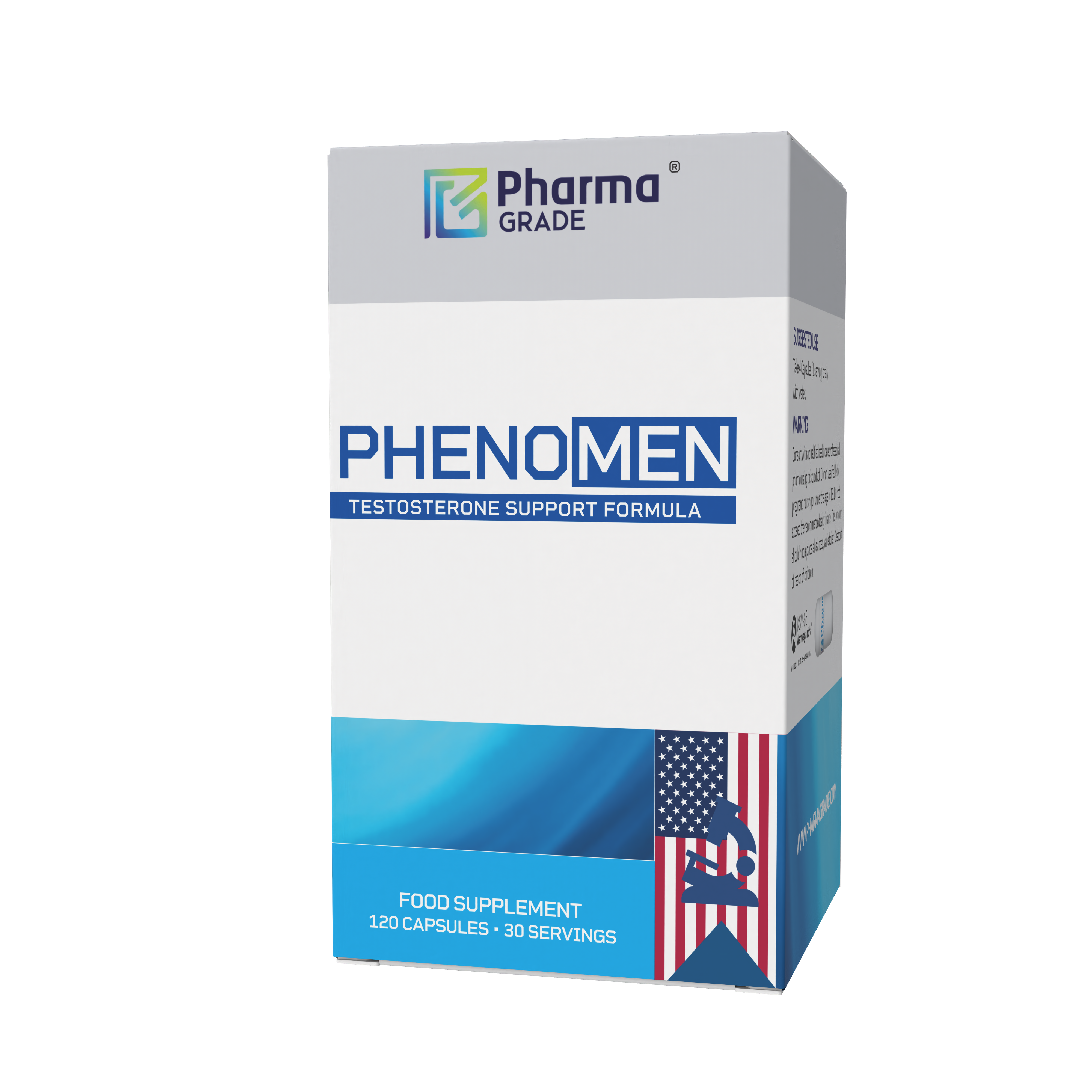 Performanta Sportiva, Pharma Grade®, PhenoMen USA, 120 Capsule