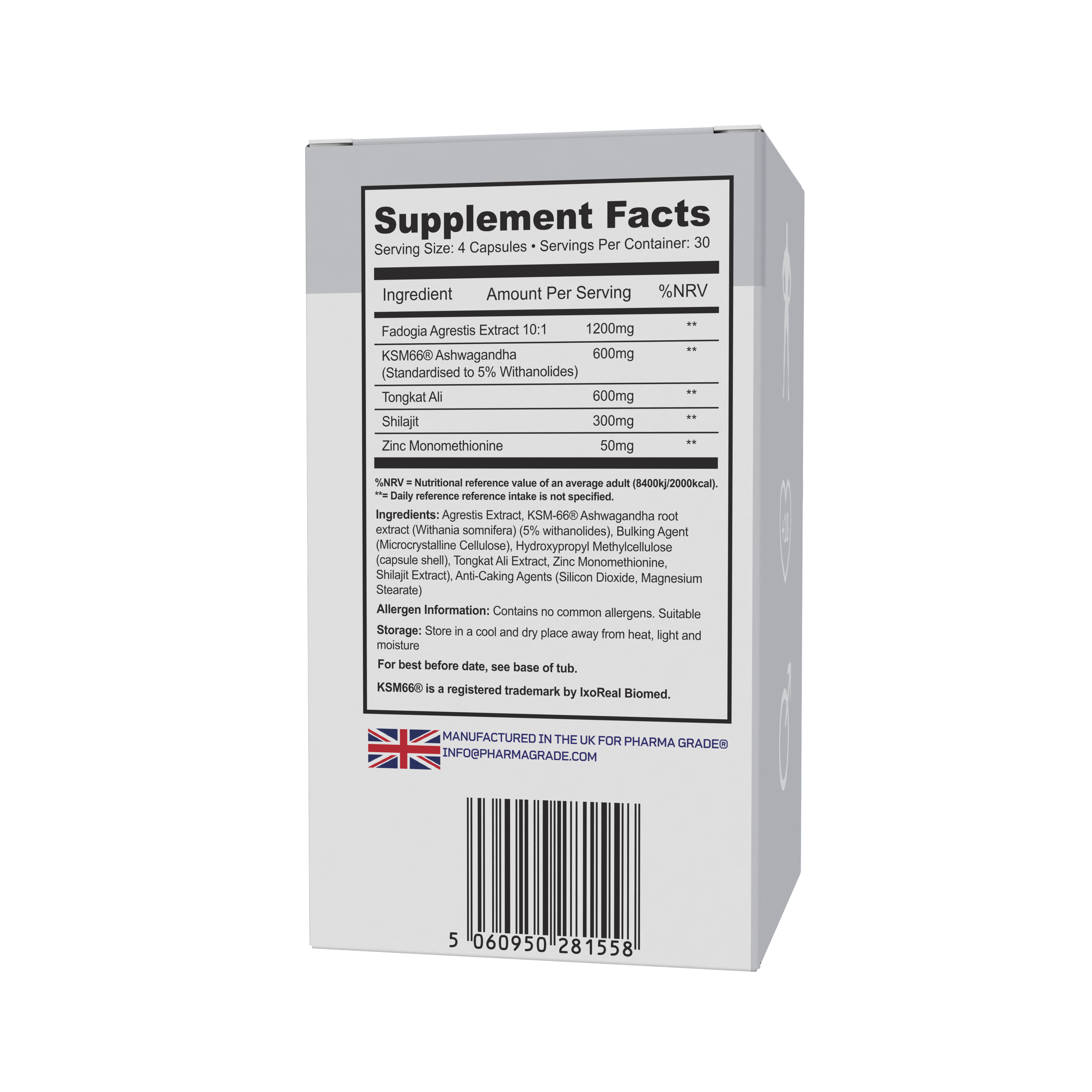 Performanta Sportiva, Pharma Grade®, PhenoMen USA, 120 Capsule