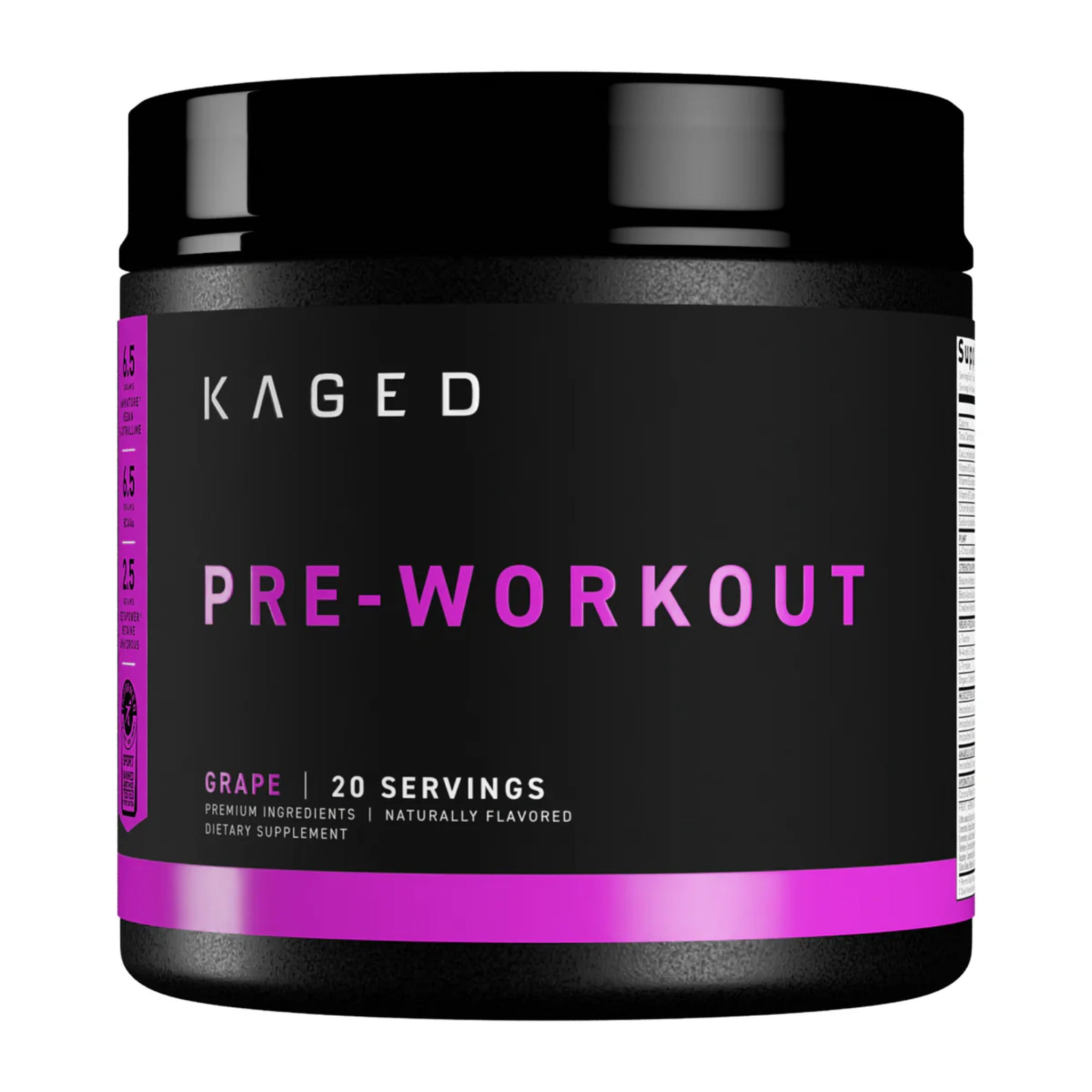 Pre-Workout, Kaged Muscle, Pre-Kaged ( 20 Servings )