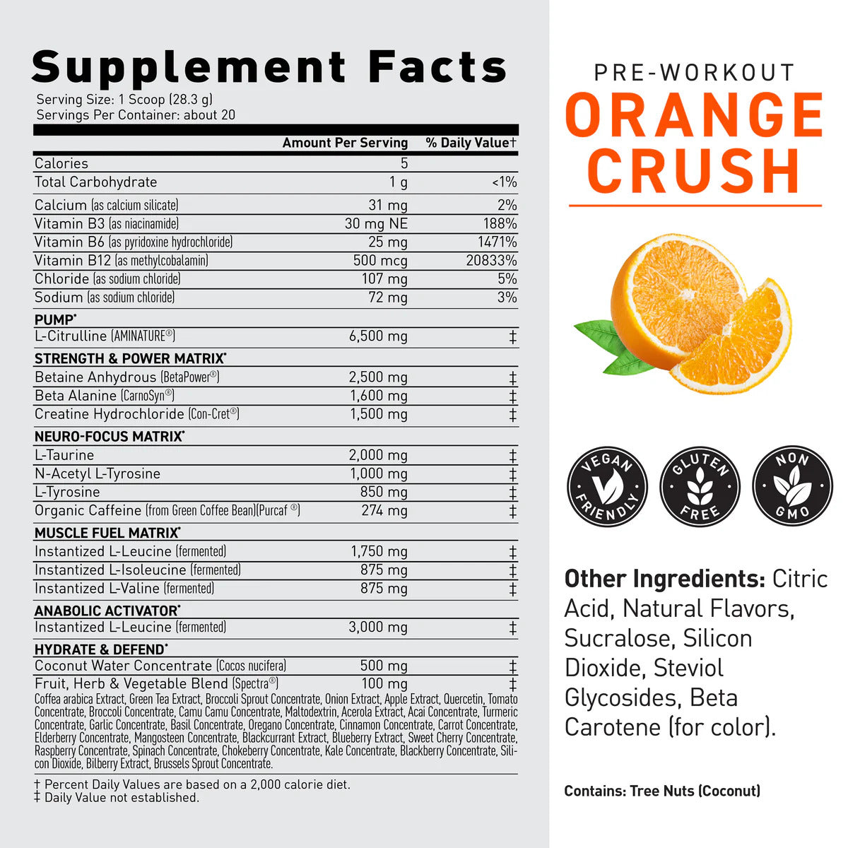 Pre-Workout, Kaged Muscle, Pre-Kaged ( 20 Servings )