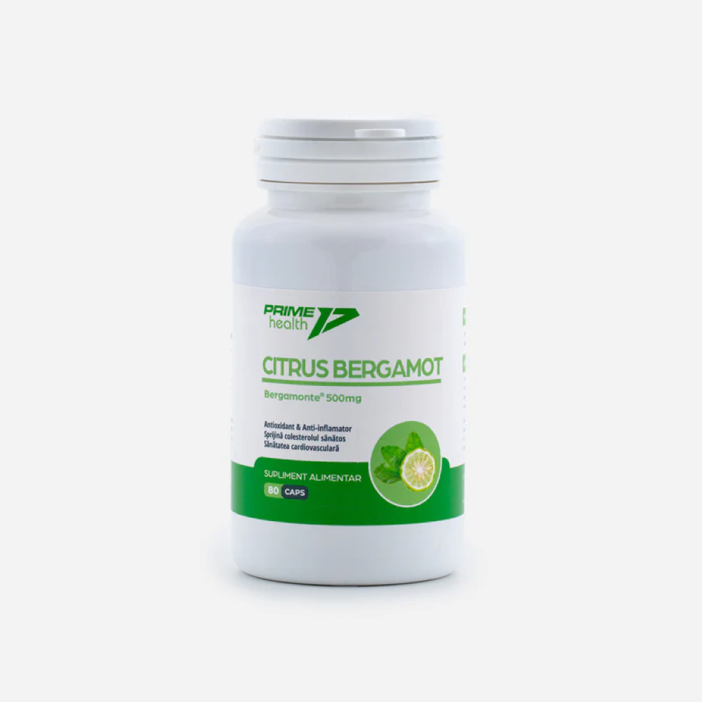 Bergamot, Prime Health, Citrus Bergamot, 80 Capsule