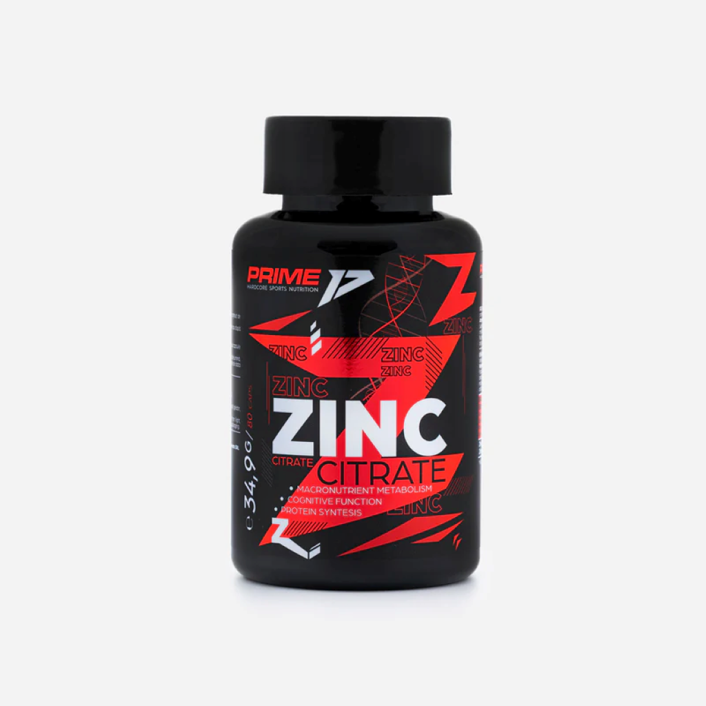 Zinc Citrat, Prime Supplements, Zinc Citrate, 80 Capsule