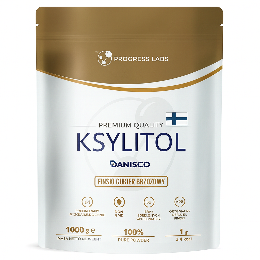 Zahăr din Mesteacăn Finlandez, Progress Labs, Ksylitol, Finnish Birch Sugar, 1000g