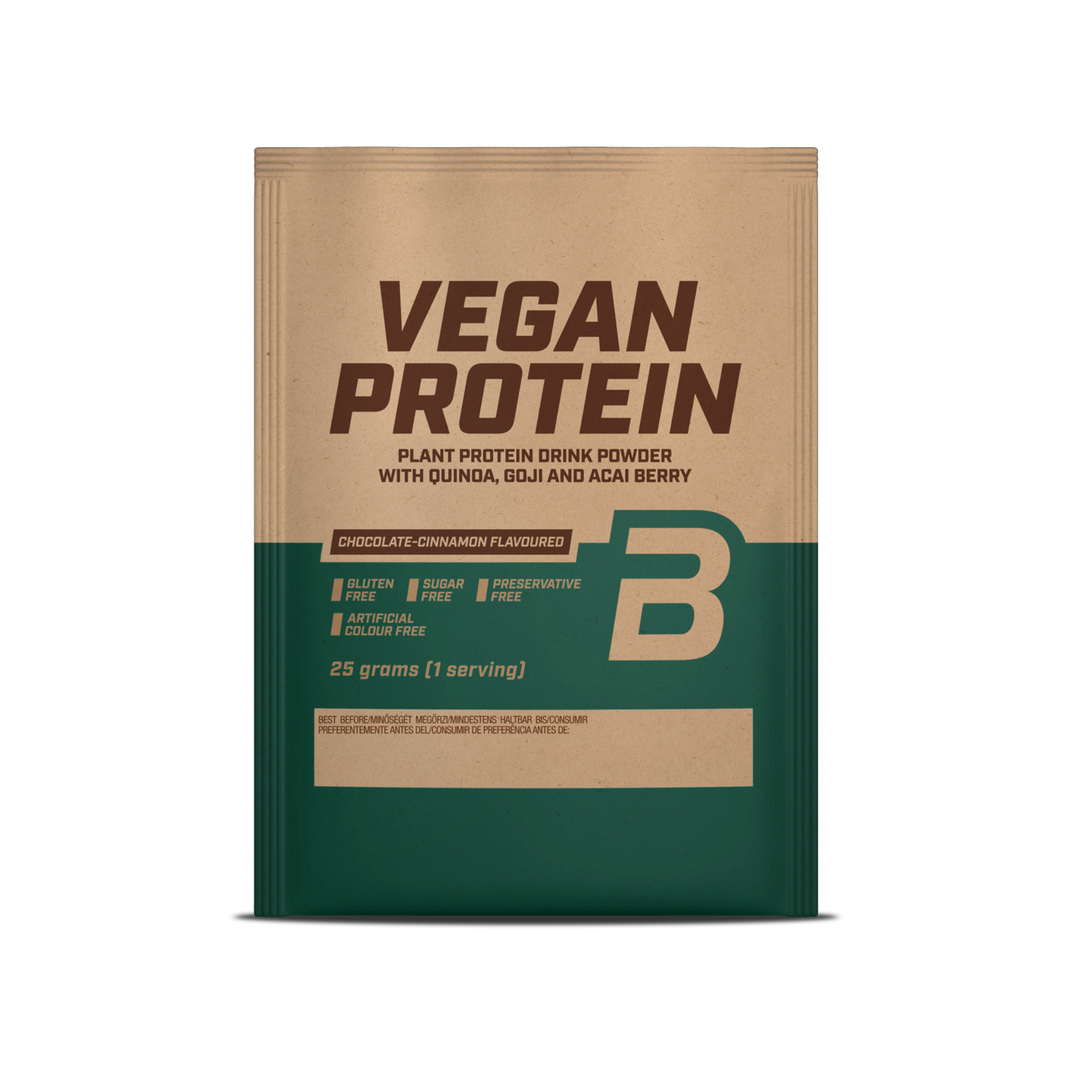 Proteina Vegana, BioTechUSA, Vegan Protein, 25g, Chocolate-Cinnamon