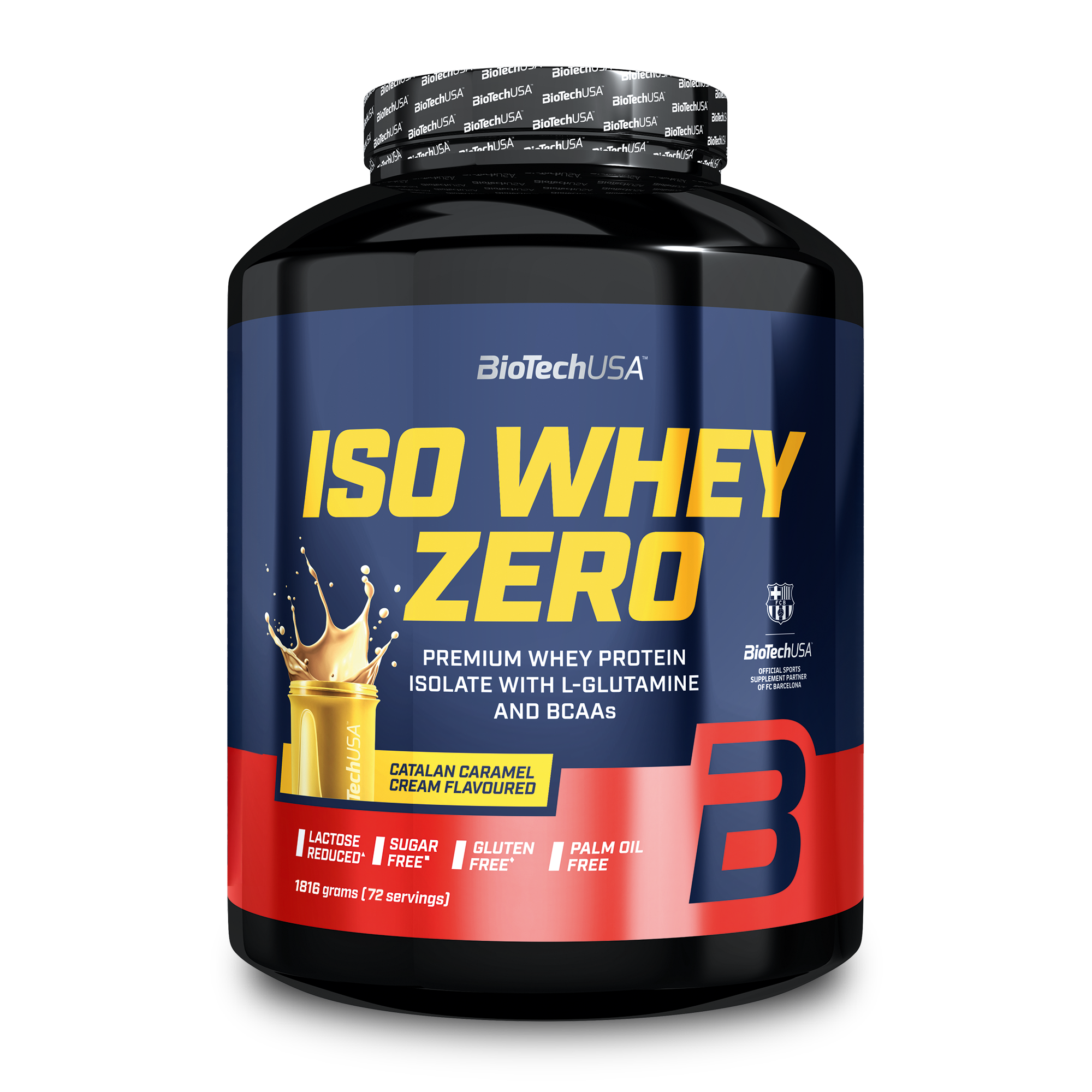Proteina din Zer Izolat, BioTechUSA, Iso Whey Zero x FC Barcelona, 1816g