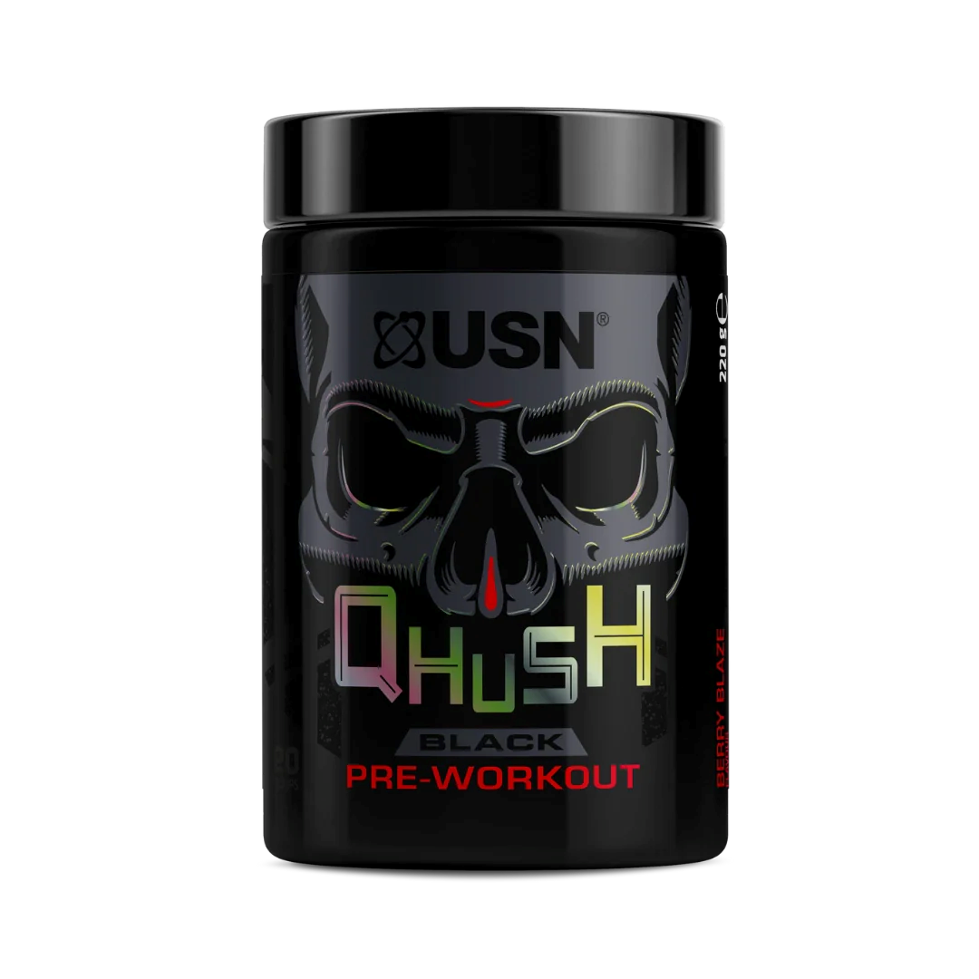 Pre-Workout, USN, Q-Hush Black Pre-Workout, 220g
