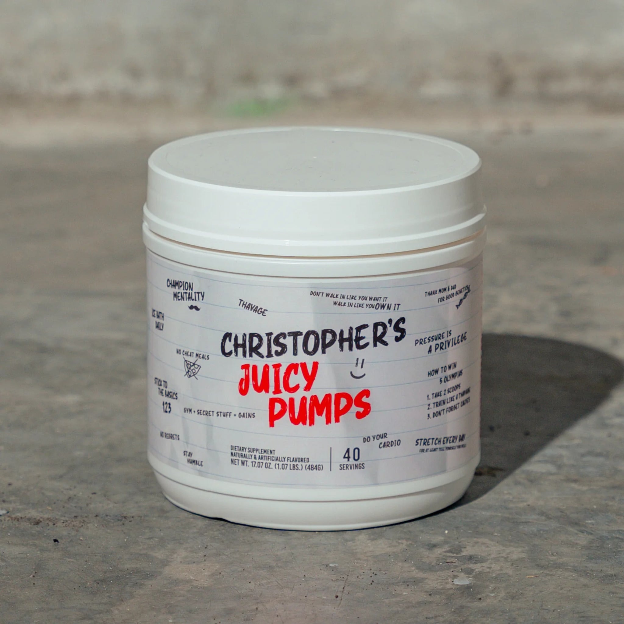 Pre-Workout fara Stimulenti, RAW Nutrition, Christopher's Juicy Pumps Stim-Free, 480g