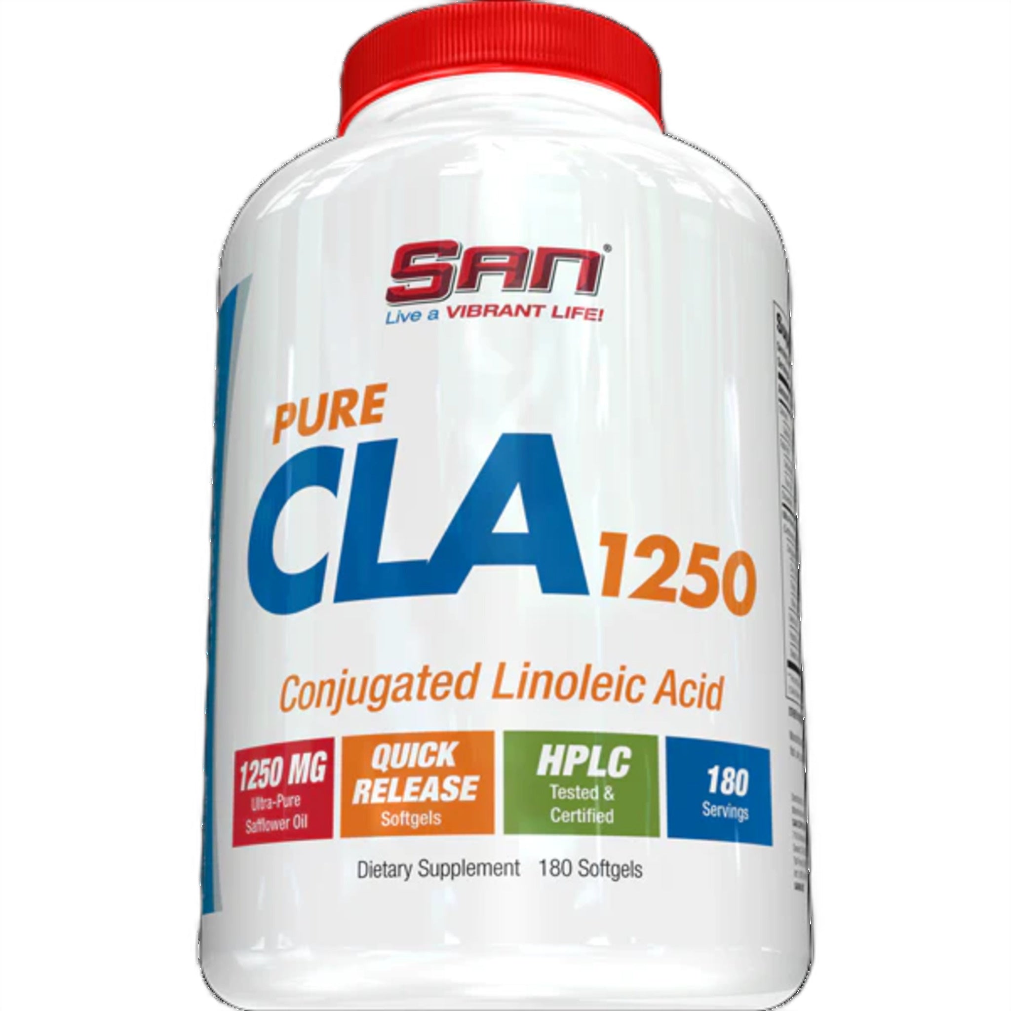 Arderea Grasimilor, San Nutrition, Pure CLA 1250, 90 Capsule