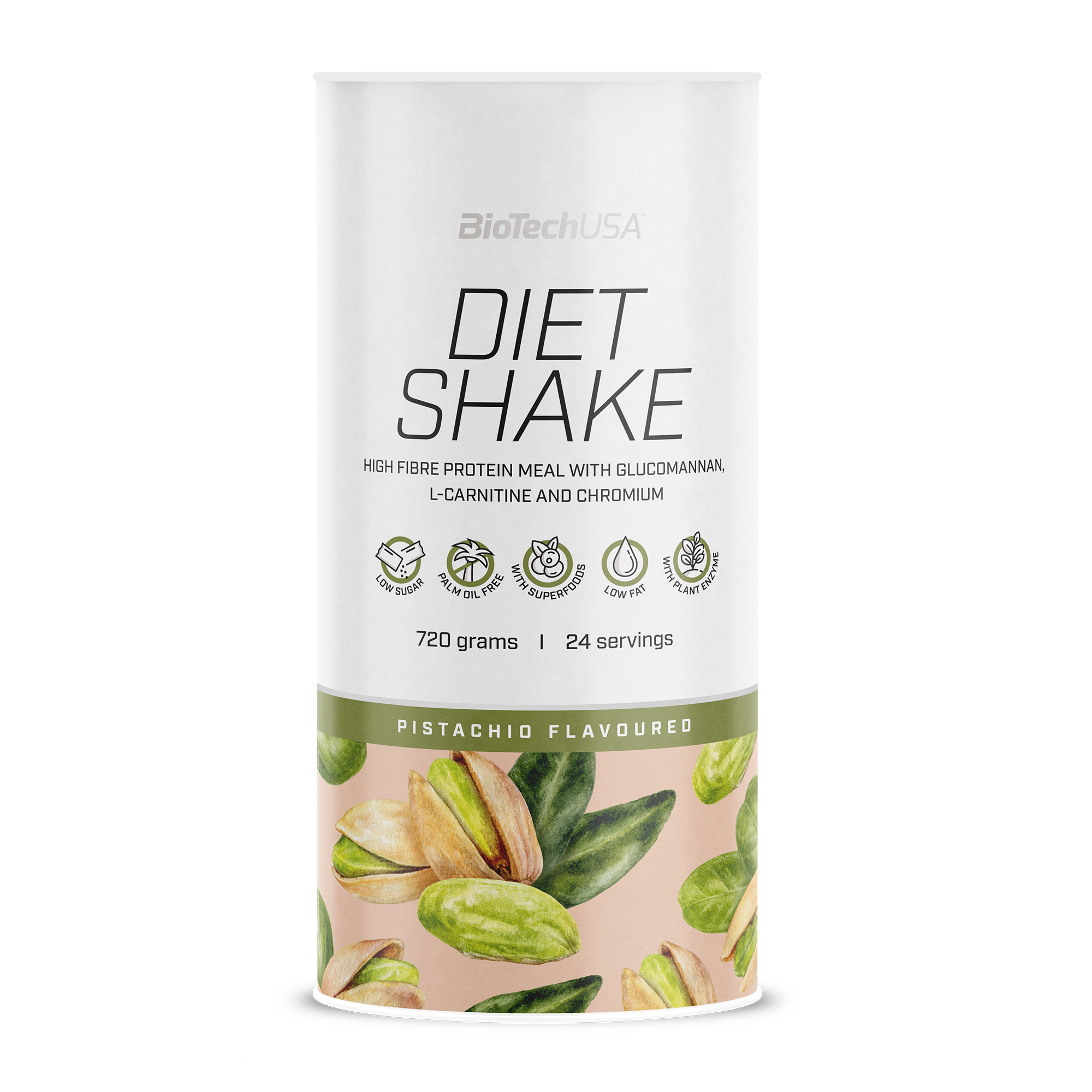 Shake Proteic dietetic, BioTechUSA, Diet Shake, 720g Pistachio