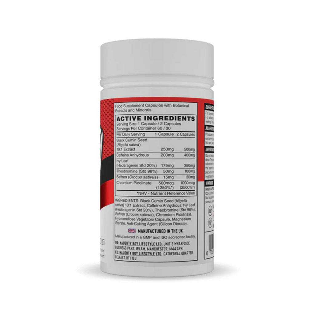 Arzator de Grasimi, Naughty Boy, Shred OG, 60 Capsule