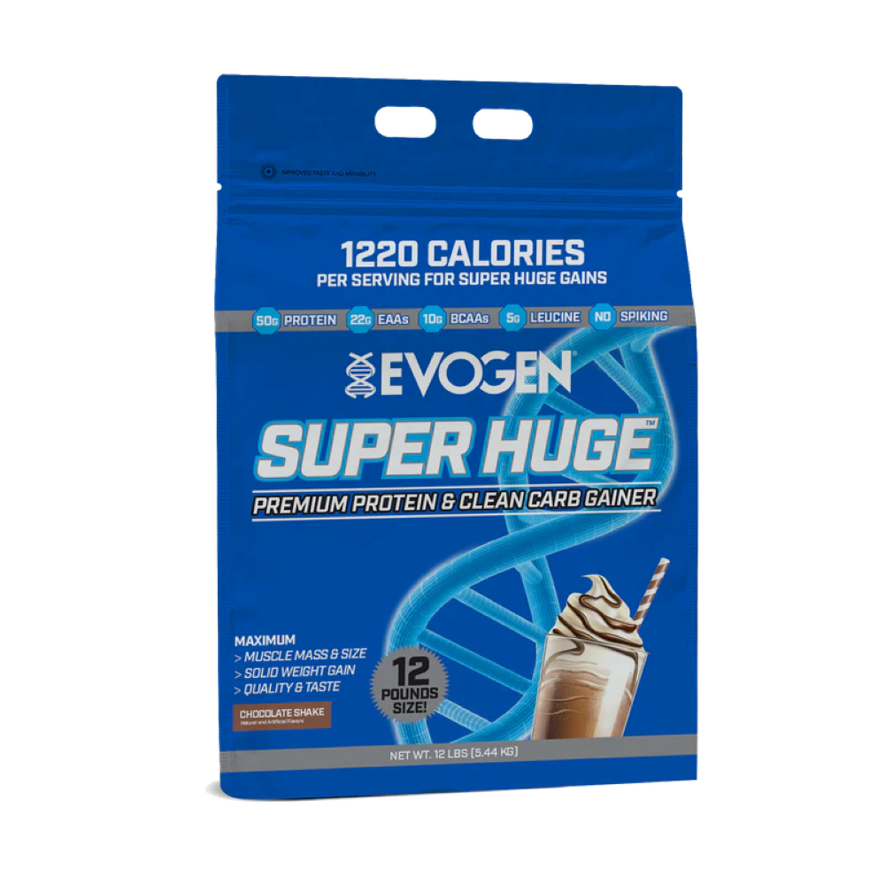 Proteina Masa Musculara, Evogen, Super Huge Premium Protein & Clean Carb Gainer, 5440g