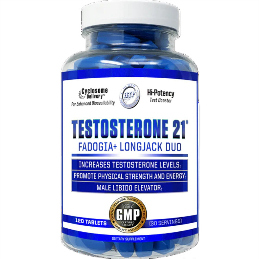 Supliment pentru Cresterea Testosteronului, Hi Tech Pharma,Testosterone 21, 120 Tablete