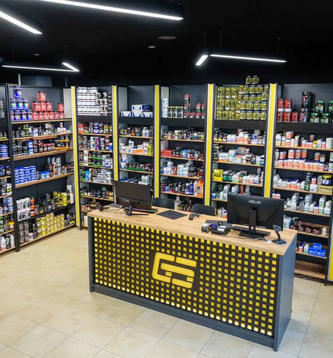 Magazin Gym Stack Exterior cu gama produse