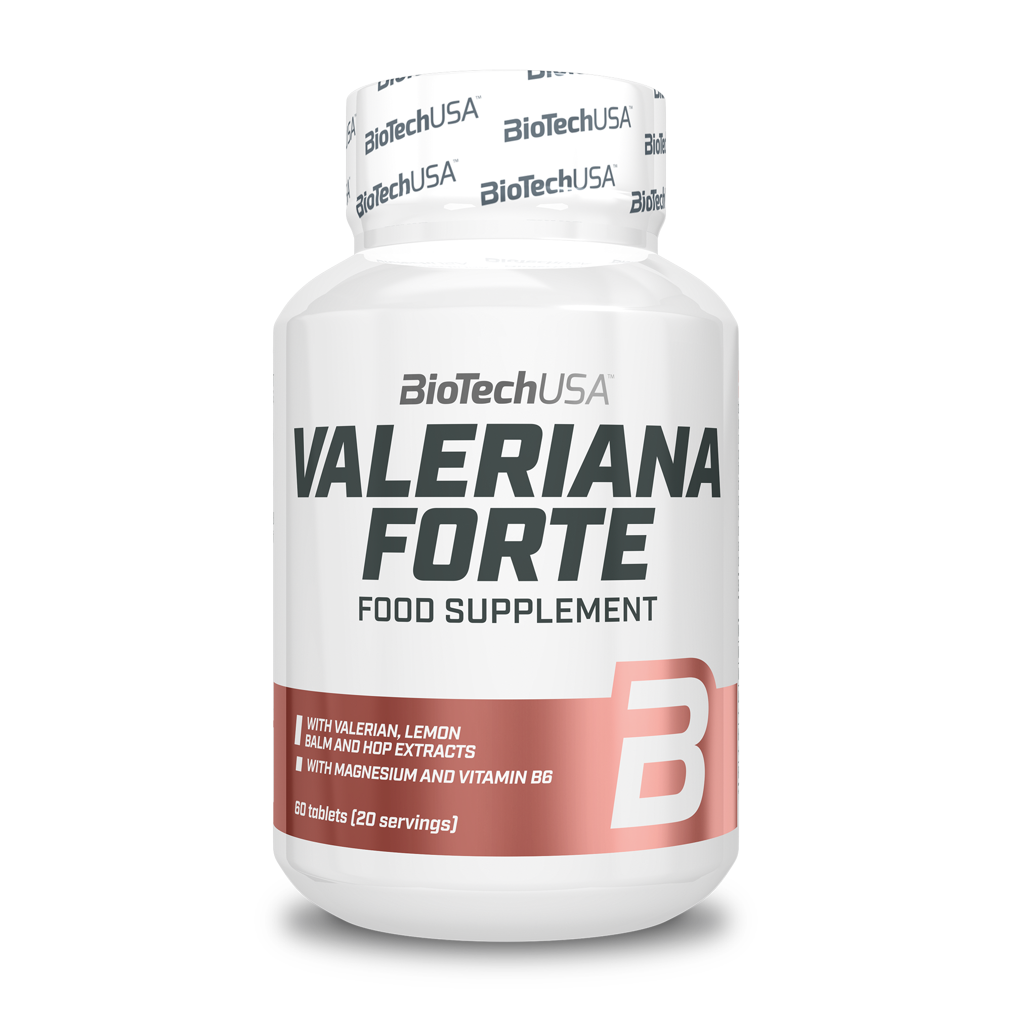 Supliment pentru Igiena Somnului, BioTechUSA, Valeriana Forte, 60 Tablete
