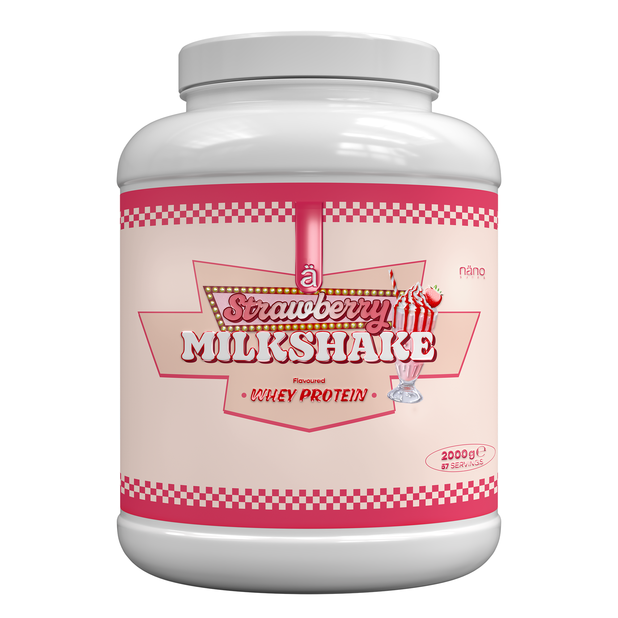 Proteina din Zer, Nanosupps, Whey Protein, 2000g