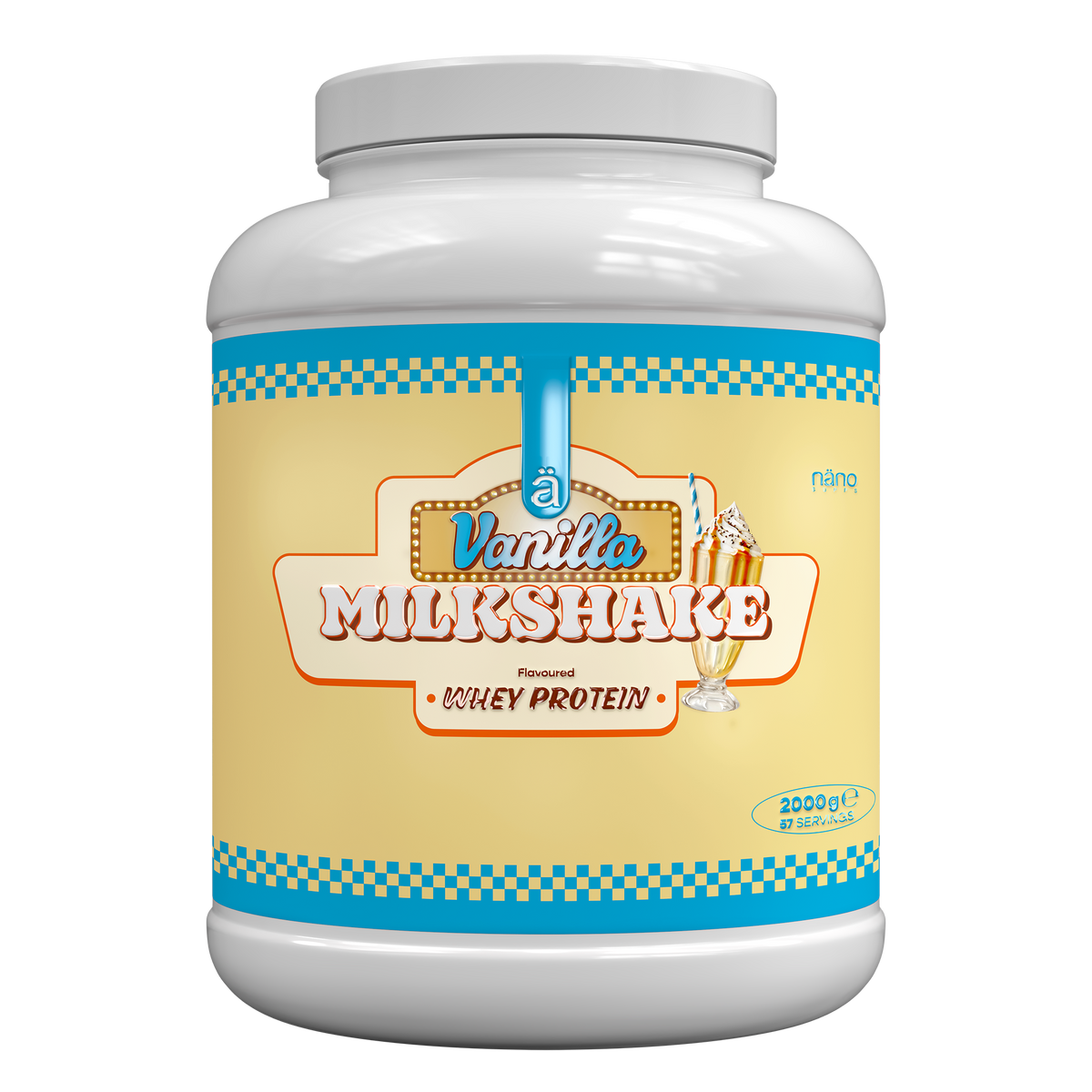 Proteina din Zer, Nanosupps, Whey Protein, 2000g
