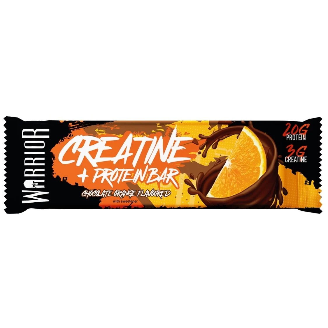 Baton Proteic si Creatina, Warrior, Creatine + Protein Bar, 75g