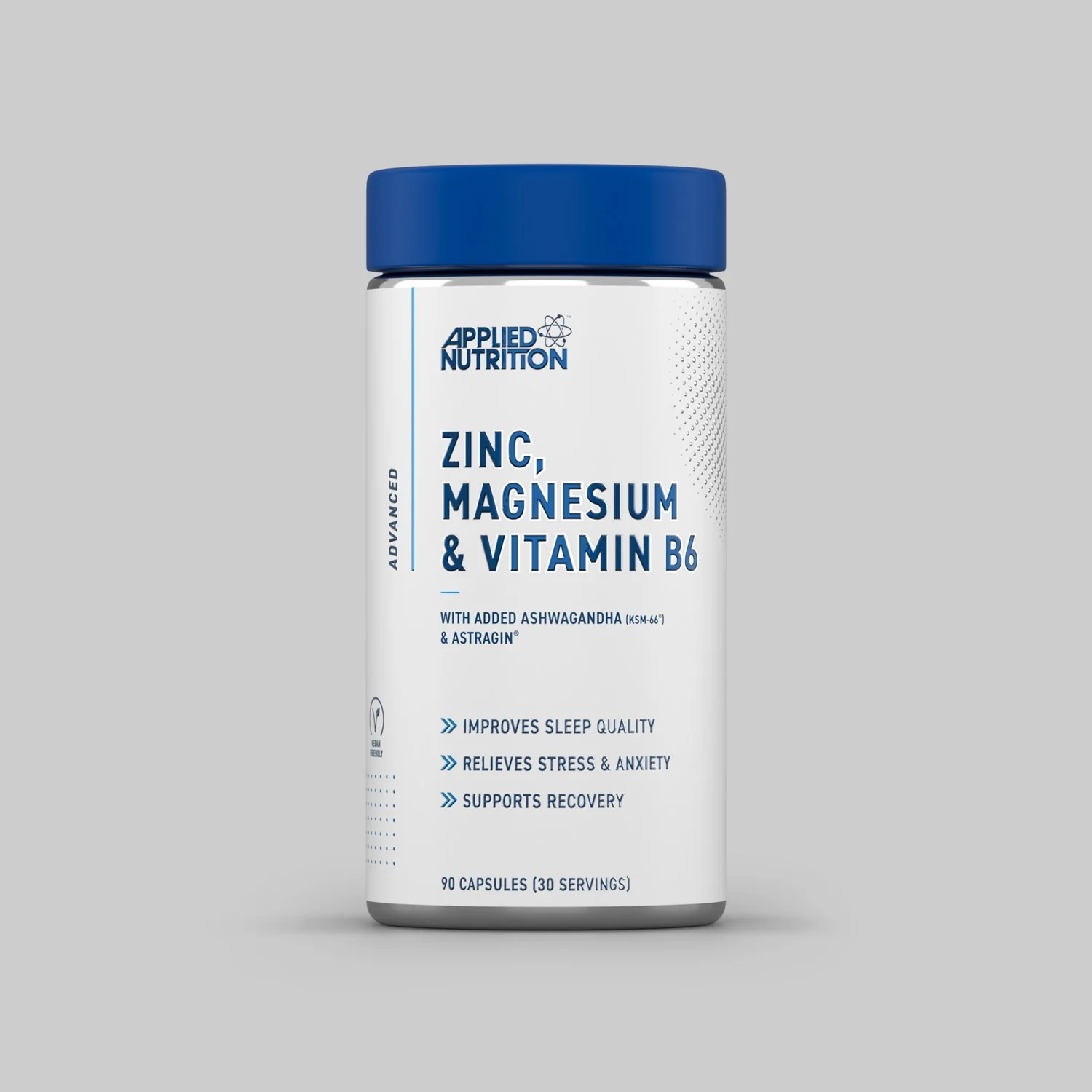 Zinc, Magneziu & Vitamina B6, Applied Nutrition, ZMA, 90 Capsule