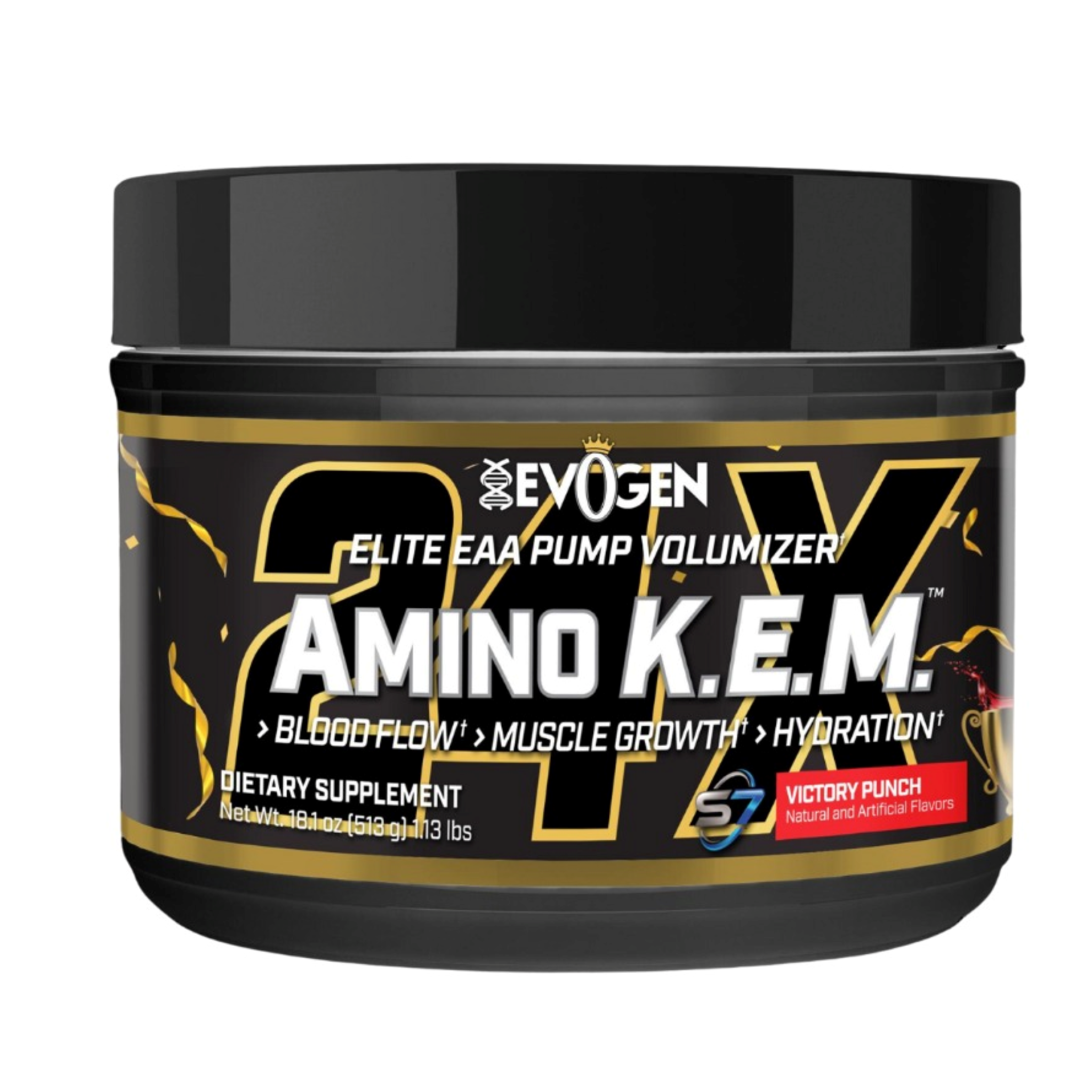Aminoacizi Pudra, Evogen, Amino K.E.M. Elite EAA Pump Volumizer, pudra - Magazin suplimente nutritive - gym-stack.ro