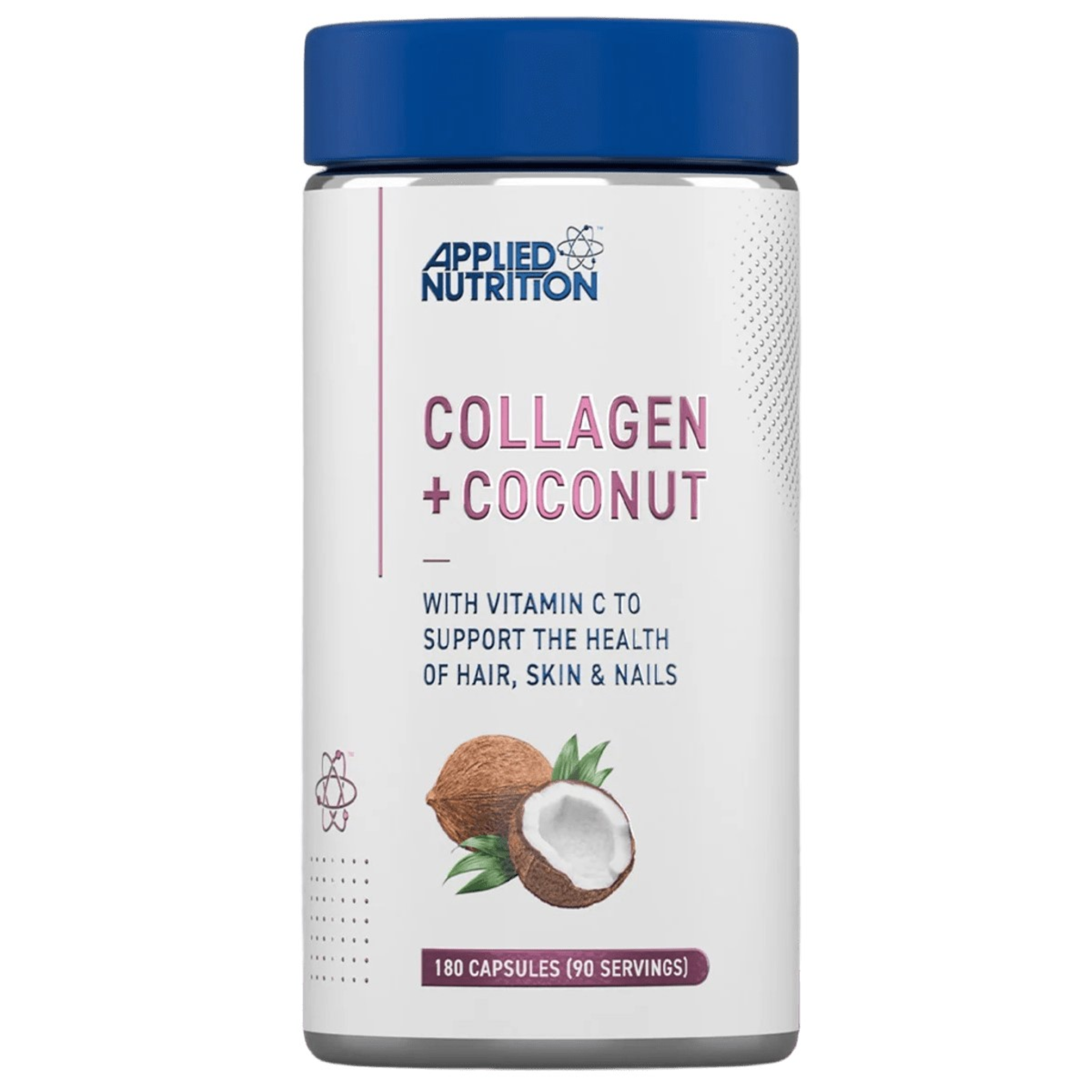 Colagen Marin + Cocos, Applied Nutrition, Collagen + Coconut, 180 Capsule
