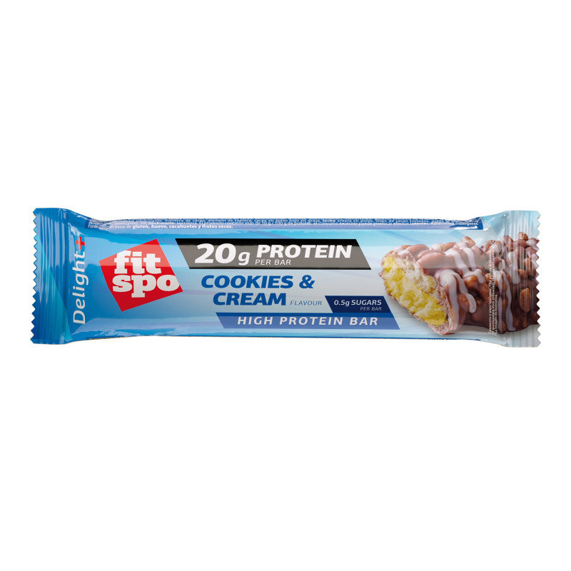 Baton Proteic, FitSpo, Delight Protein Bar, 60g