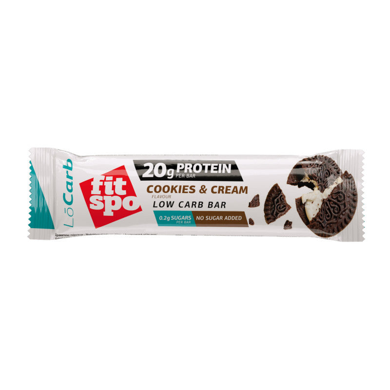 Baton Proteic, FitSpo, Low Carb Protein Bar, 60g