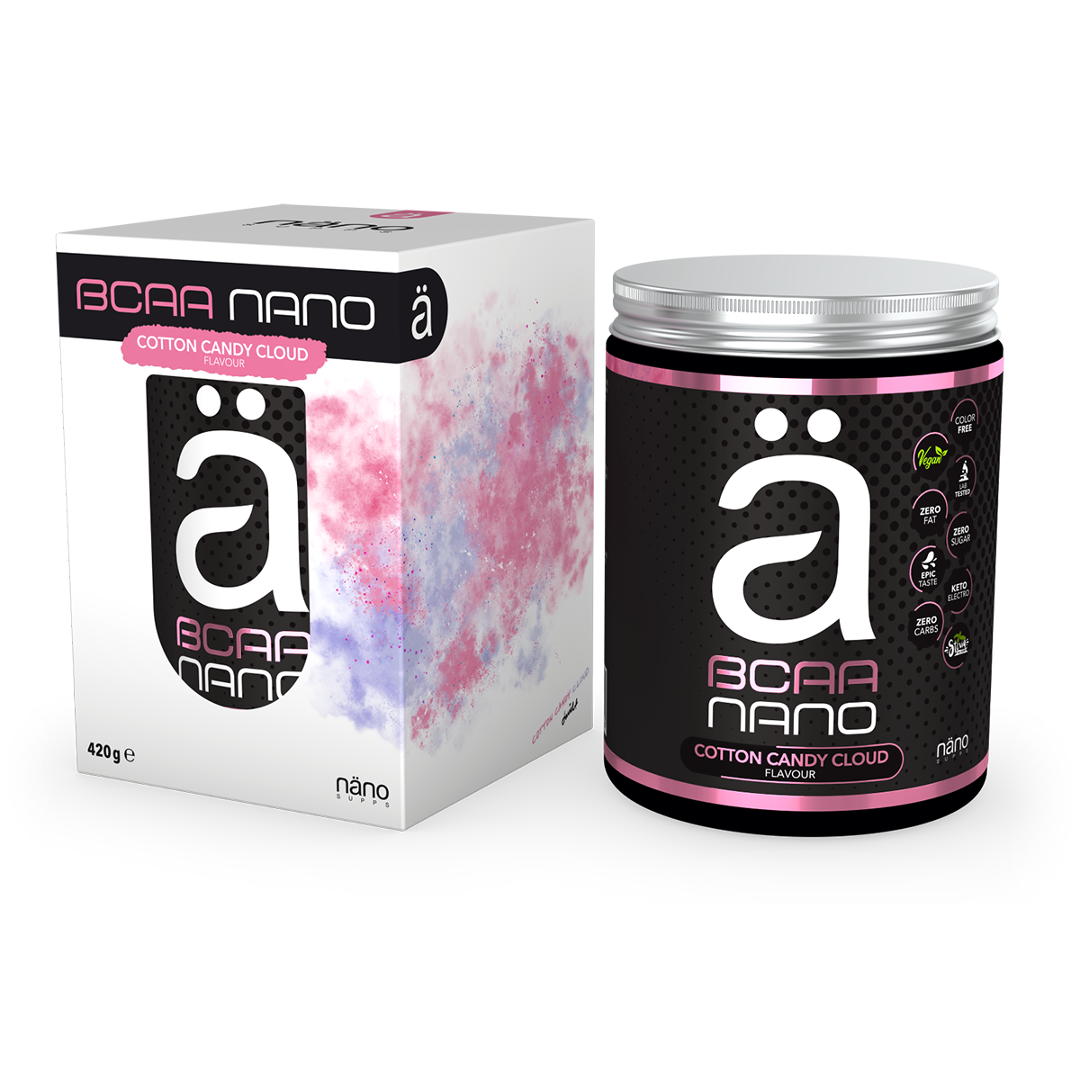 Aminoacizi BCAA, Nanosupps, BCAA Nano, 420g