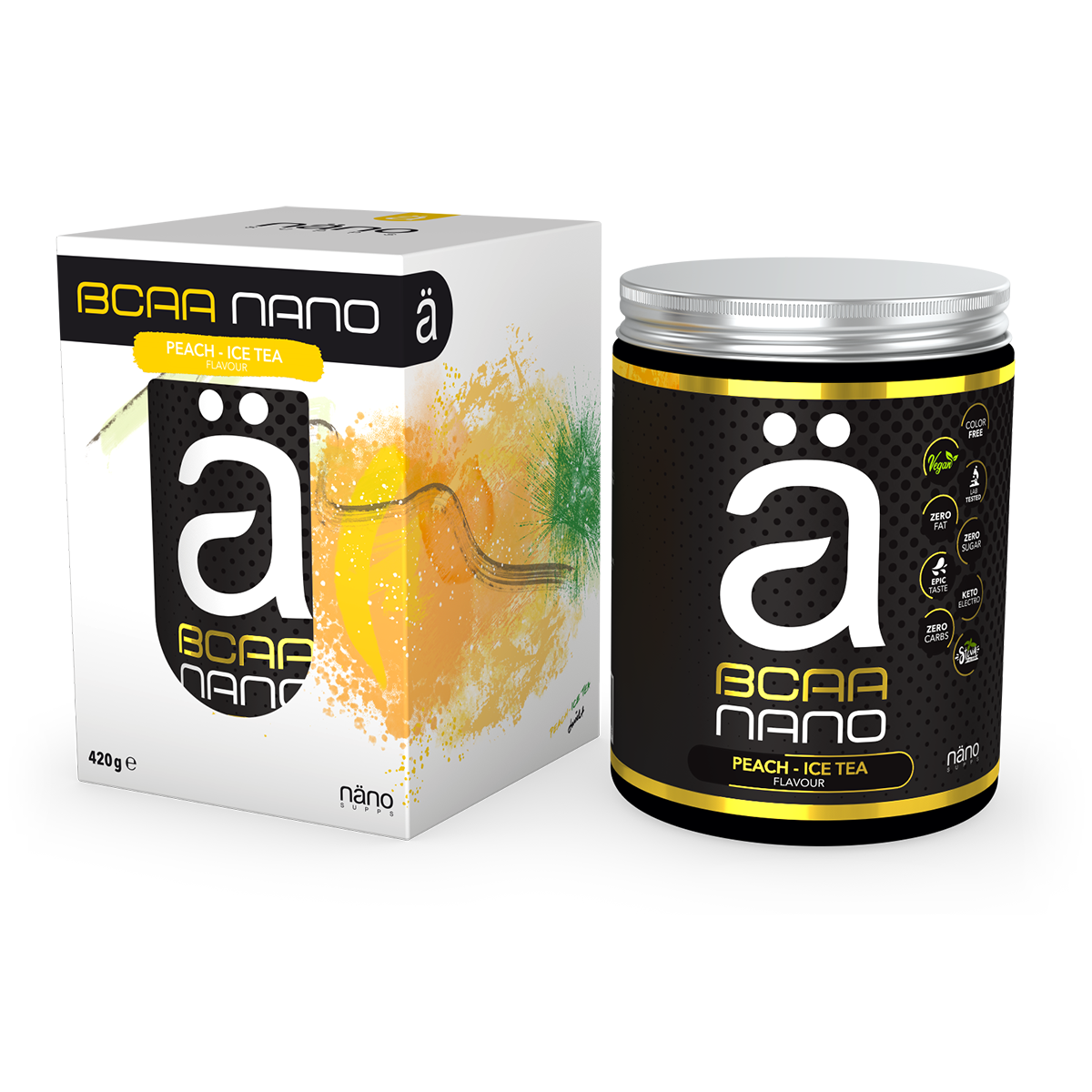 Aminoacizi BCAA, Nanosupps, BCAA Nano, 420g
