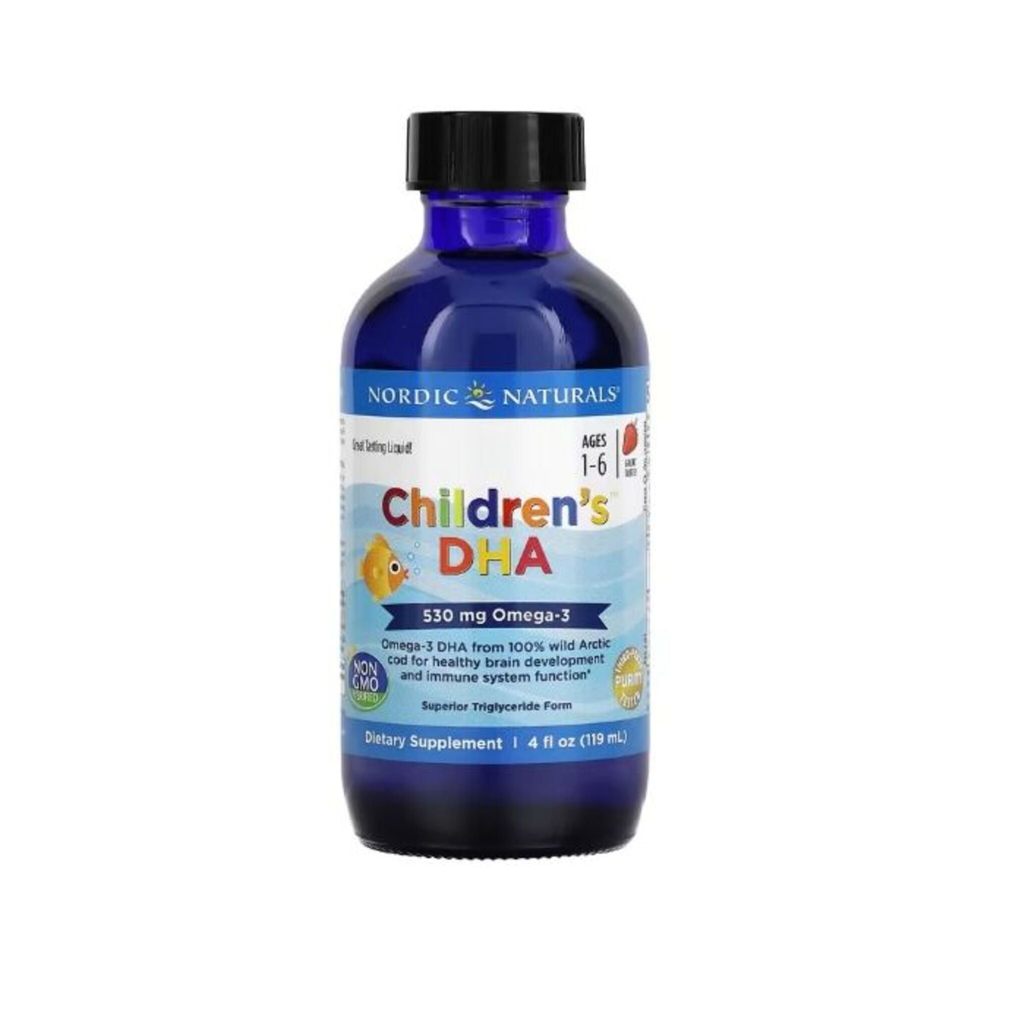 Omega 3 pentru Copii cu varste intre 1-6 Ani, Nordic Naturals, Children's DHA, 119ml