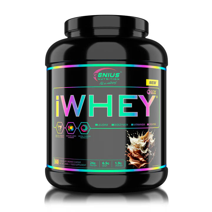 Concentrat Proteic din Zer, Genius Nutrition, iWhey, 2000g