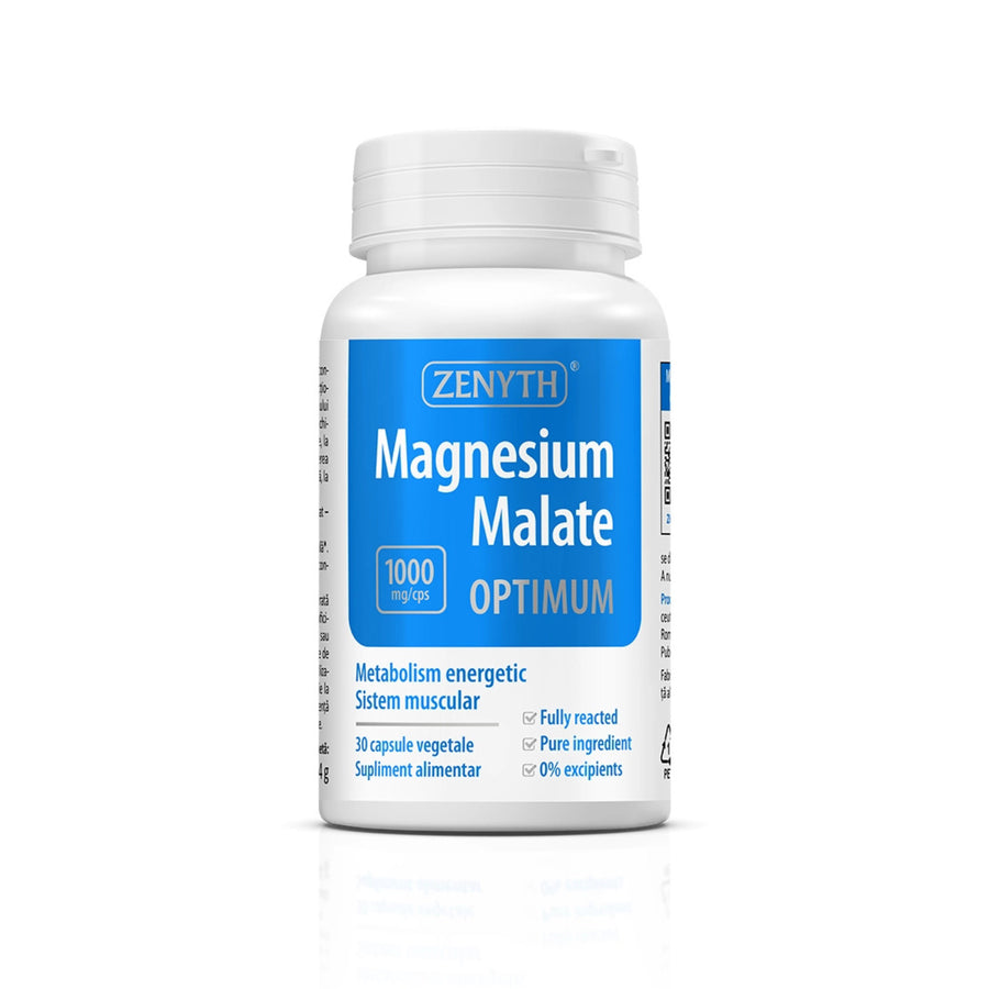 Magnesiu Malat, Zenyth, Megnesium Malate Optimum, 30 Capsule