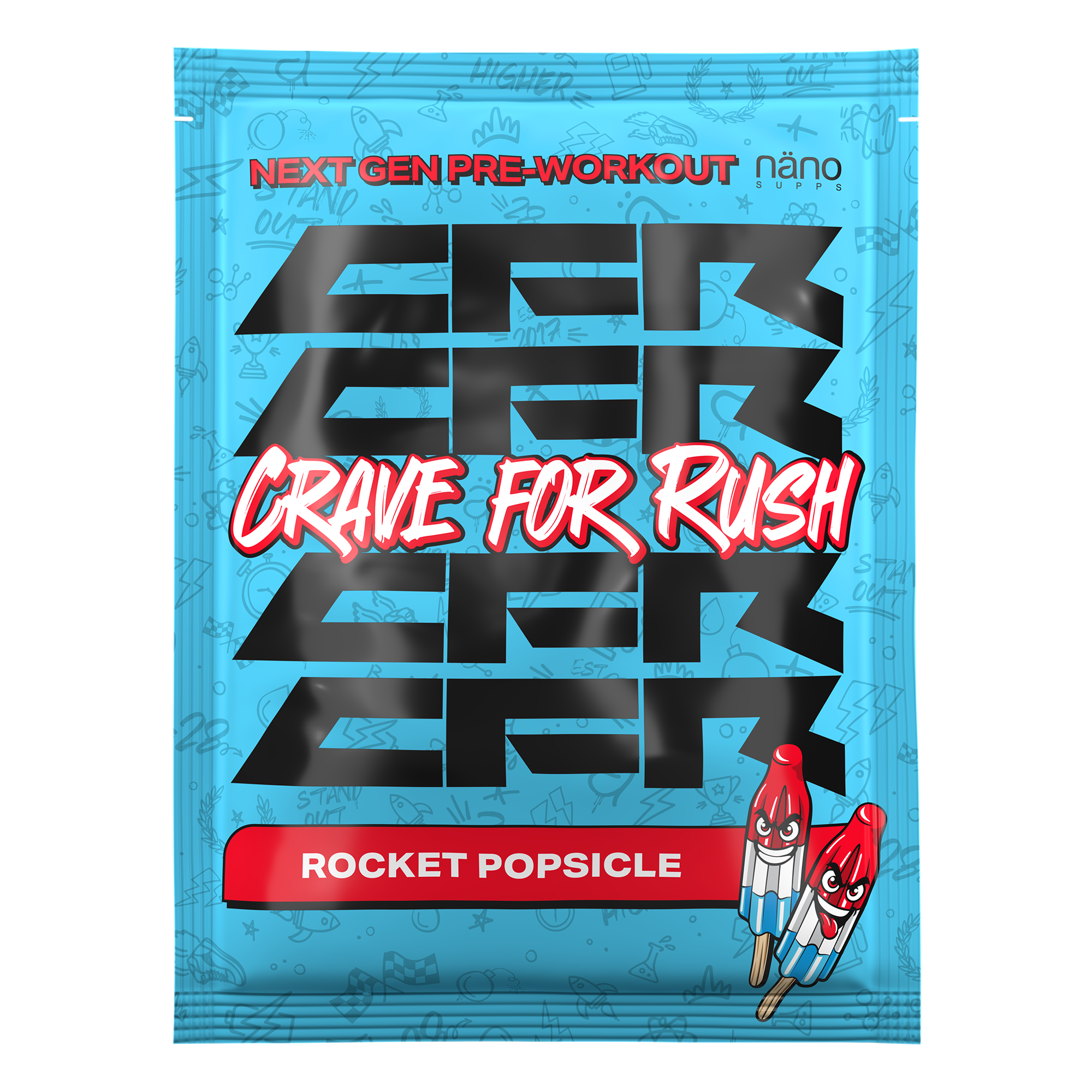 Pre-Workout, Nanosupps, CFR PWO, 20g