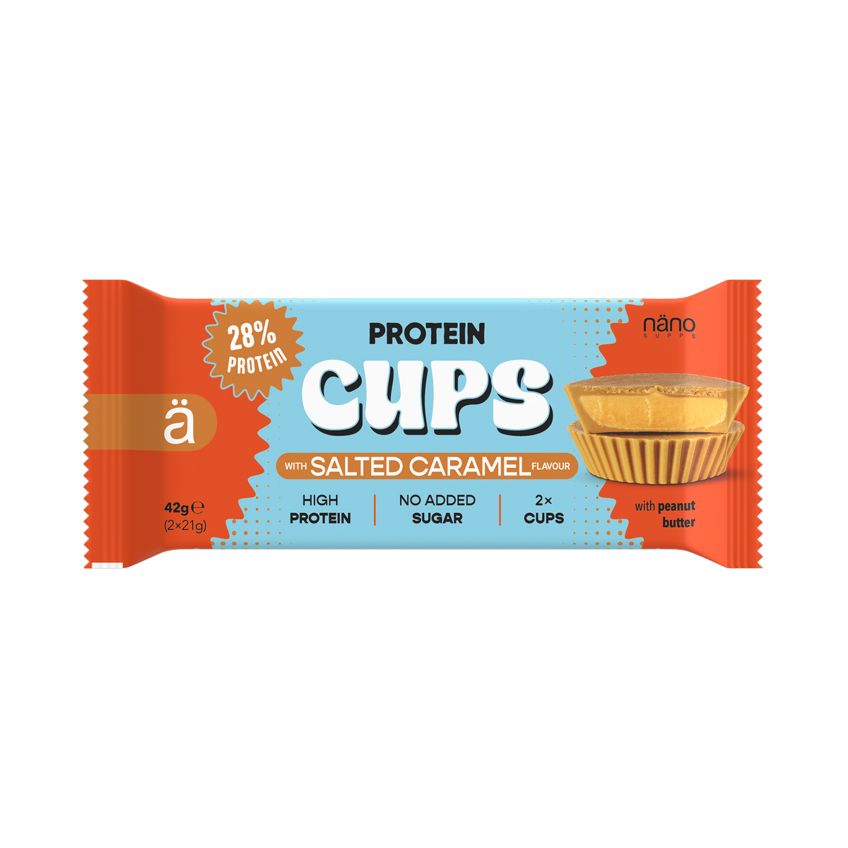 Cupe Proteice, Nanosupps, Protein Cups, 42g