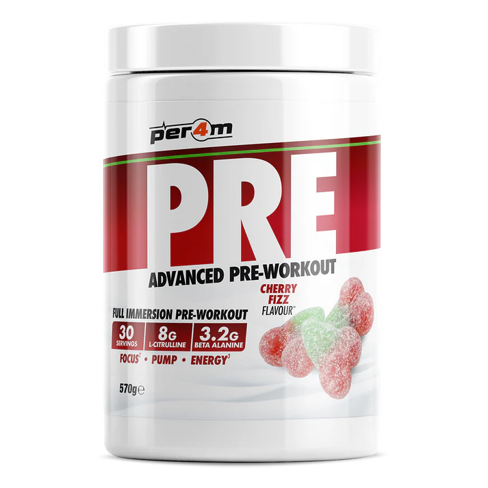 Pre-Workout, Per4m, PRE Advanced Formula, 570g