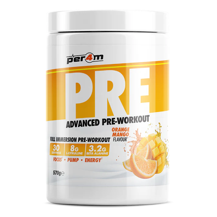 Pre-Workout, Per4m, PRE Advanced Formula, 570g