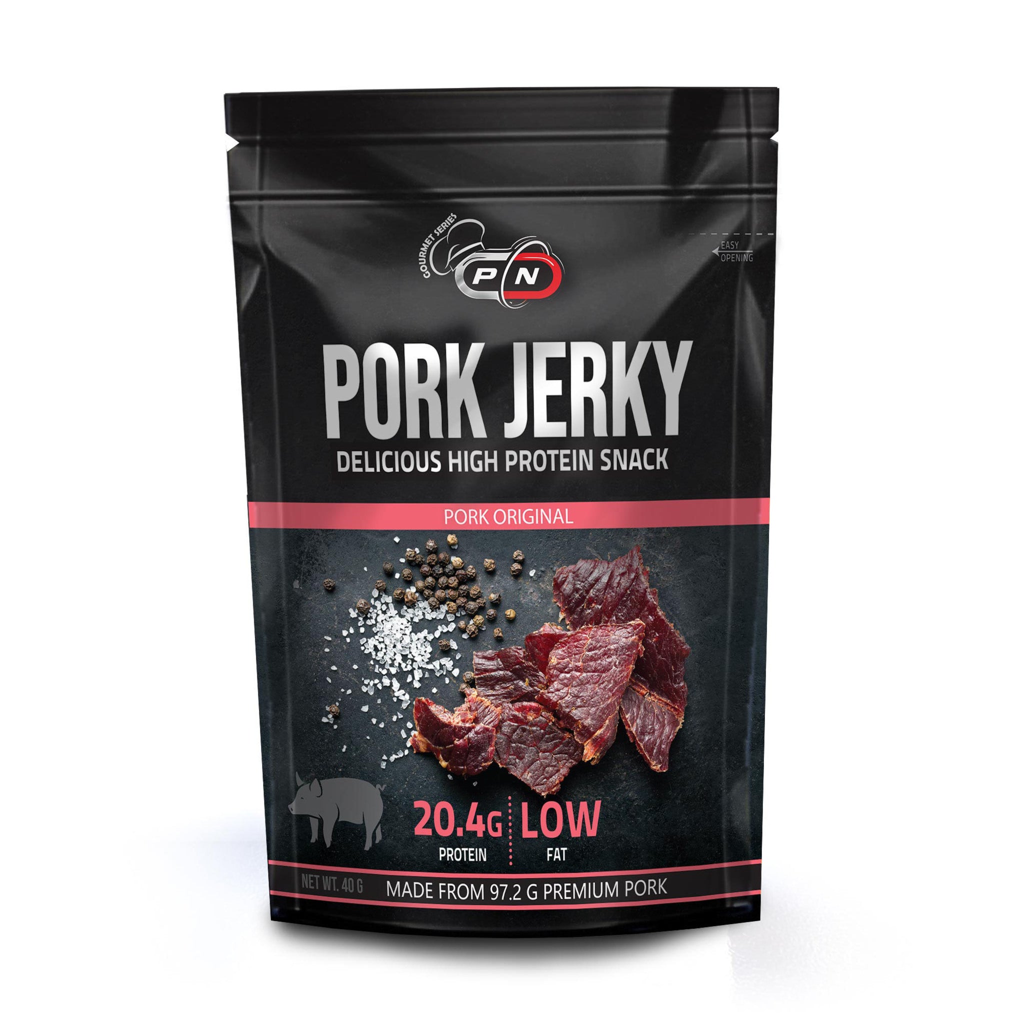 Pork Jerky, Pure Nutrition, Pork Jerky, 40g