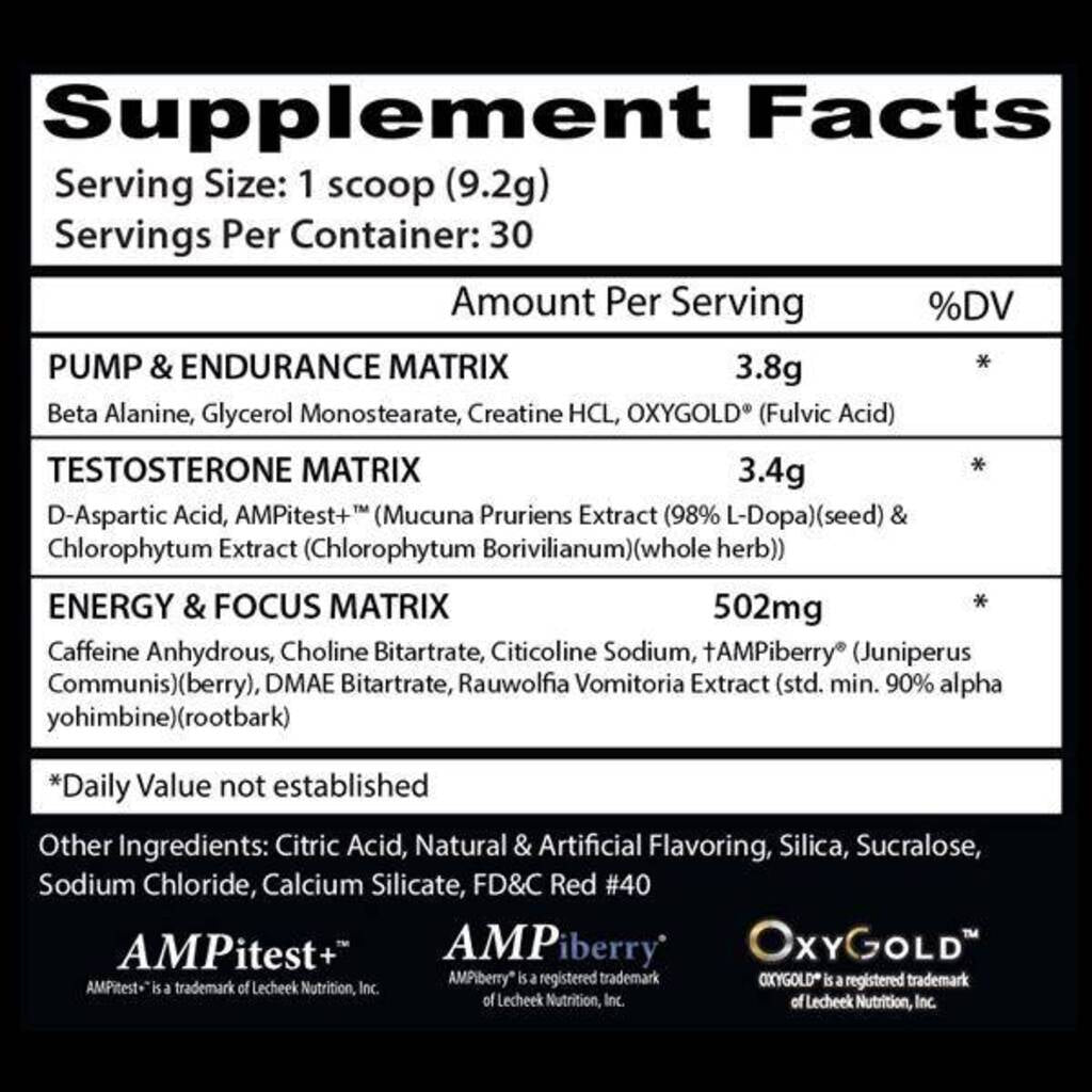 Pre-Workout, Insane Labz, Psychotic Test ( 30 Servings )
