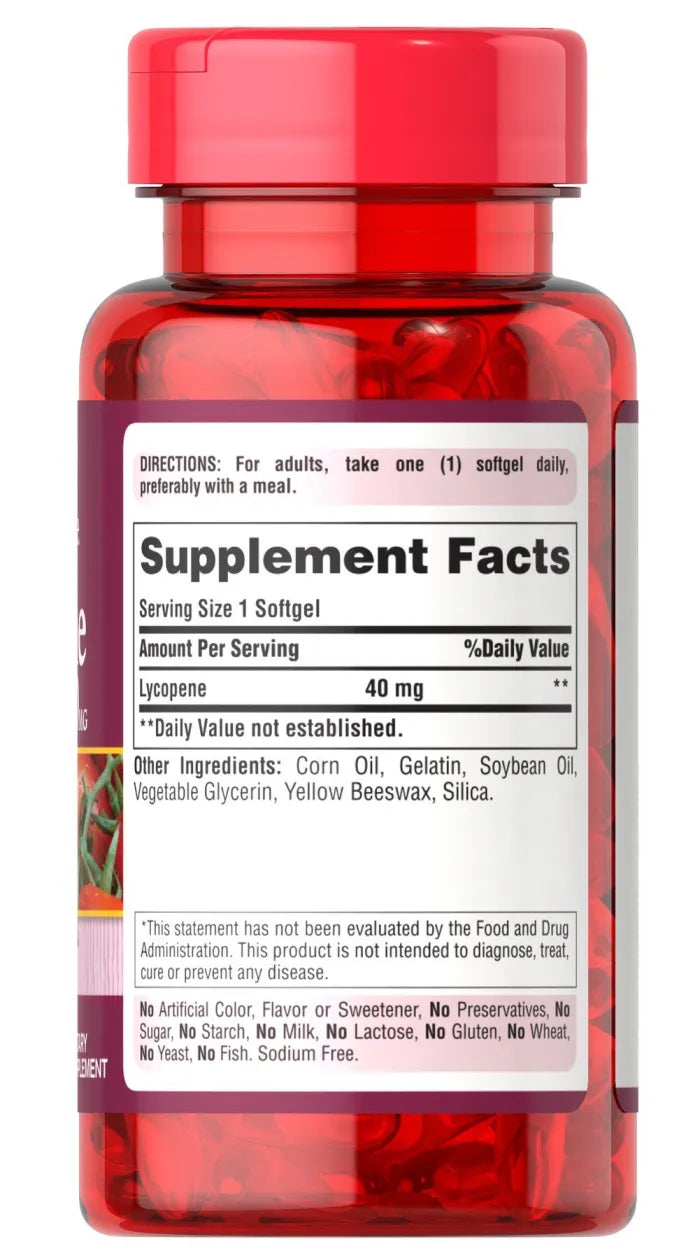 Licopen, Puritans Price, Lycopene 40MG, 60 Capsule