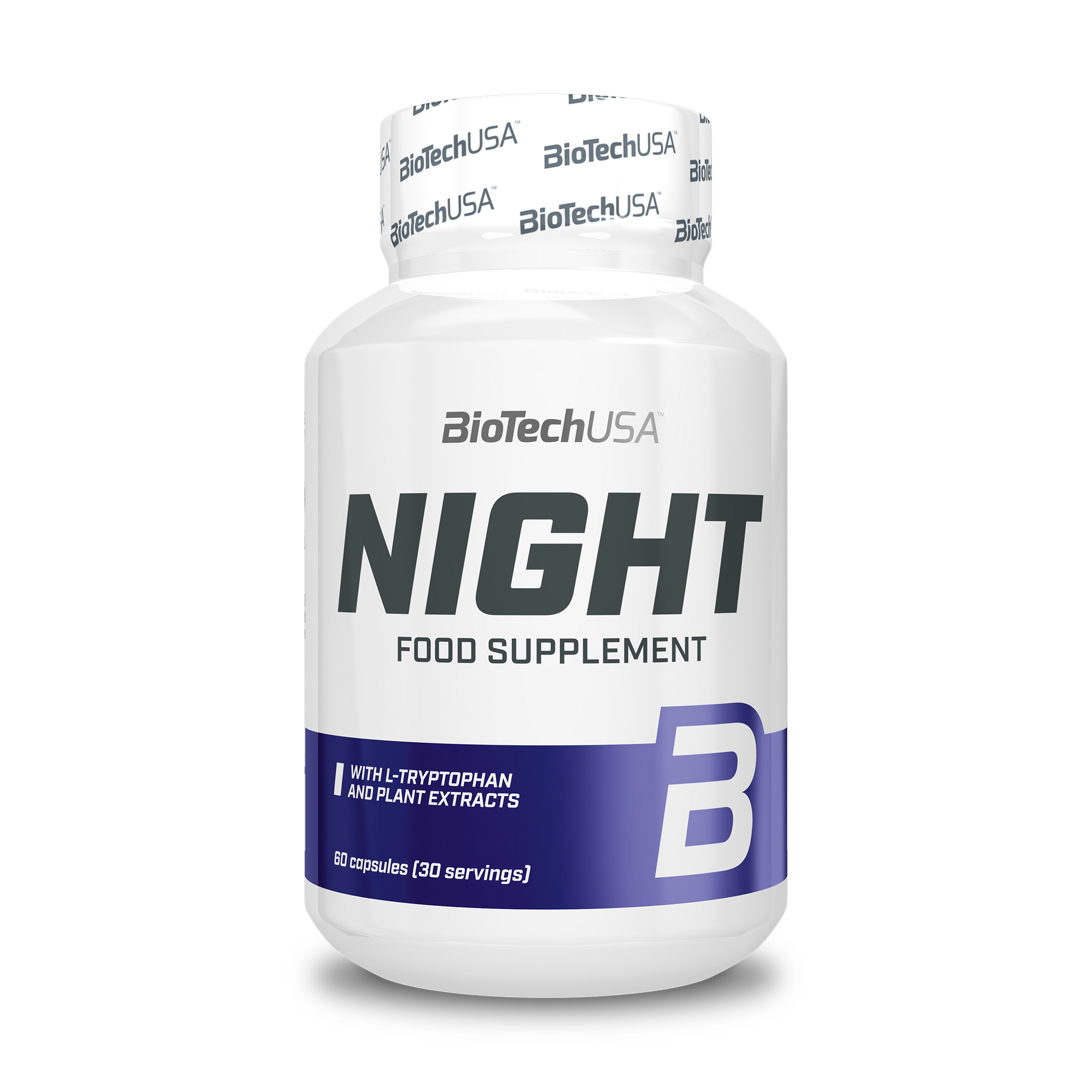 Supliment pentru Igiena Somnului, BioTechUSA, Night, 60 Capsule
