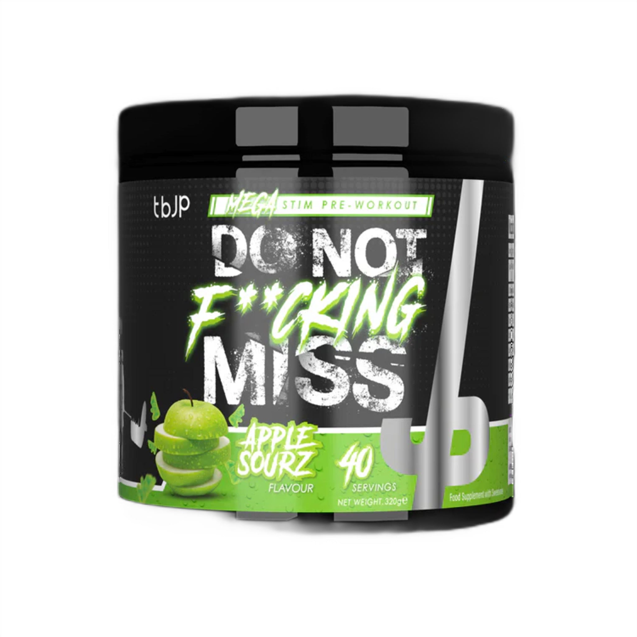Pre-Workout, Trained by JP, Do Not F**cking Miss, Mega Stim Pre-Workout, 320g