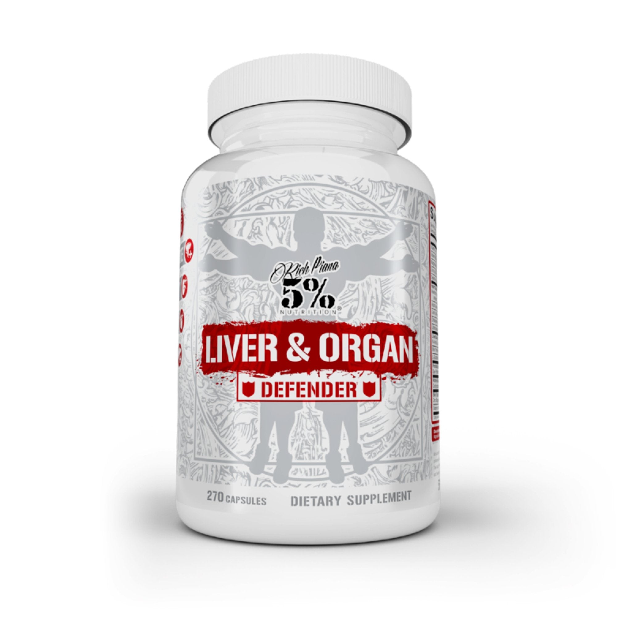 5% Rich Piana Liver and Organ Defender 270 capsules