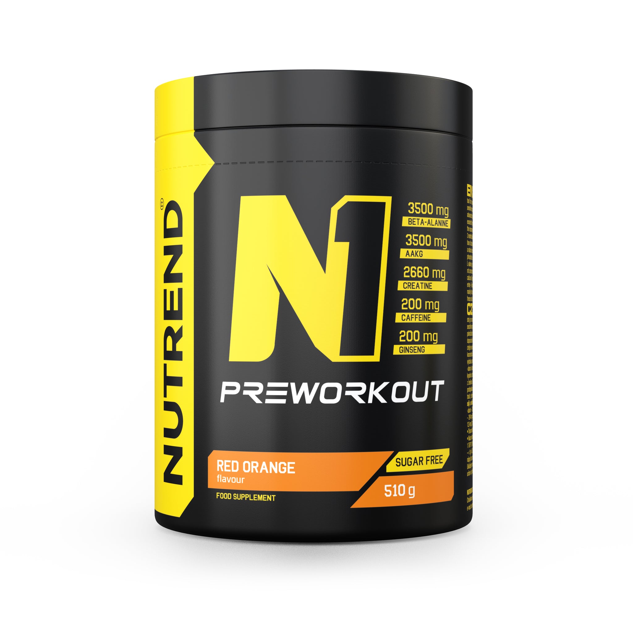 Pre-Workout, Nutrend, N1 Pre-workout, 510g