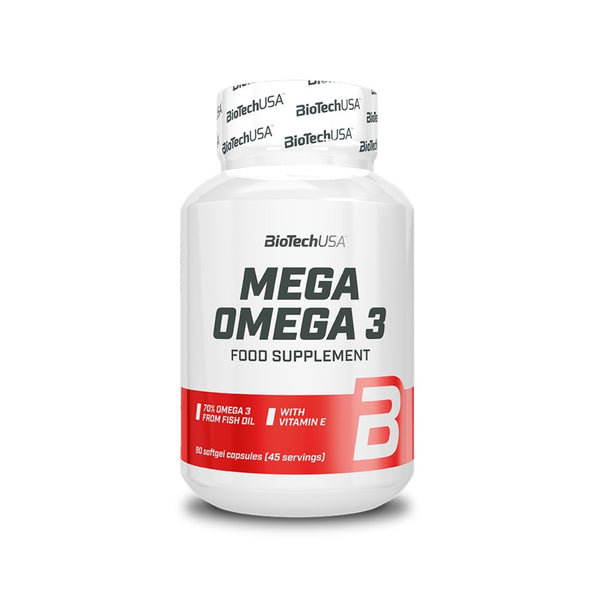 Acizi Grasi, BioTechUSA, Mega Omega 3, 90softgels - gym-stack.ro