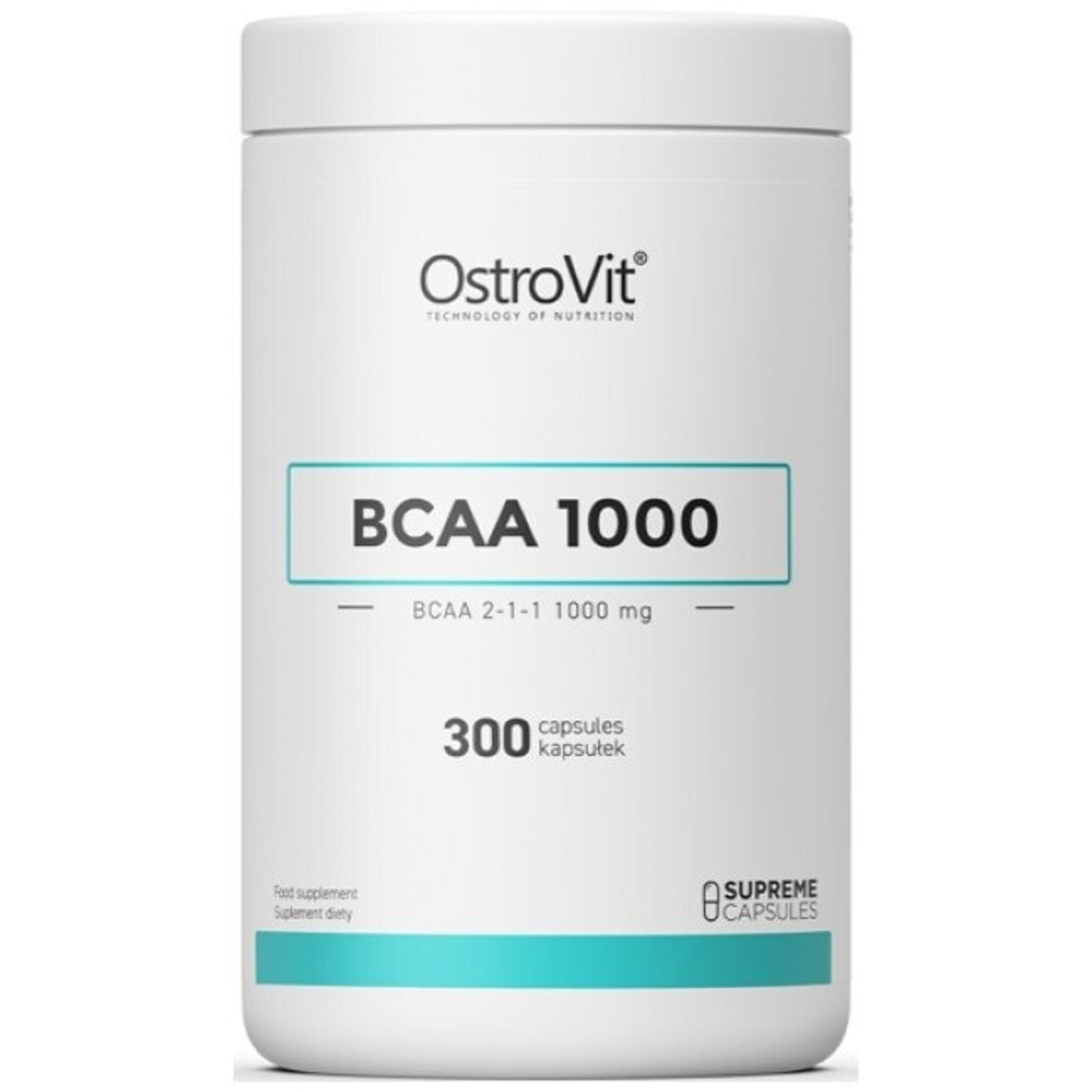 Aminoacizi Capsule, OstroVit BCAA 1000, 300caps