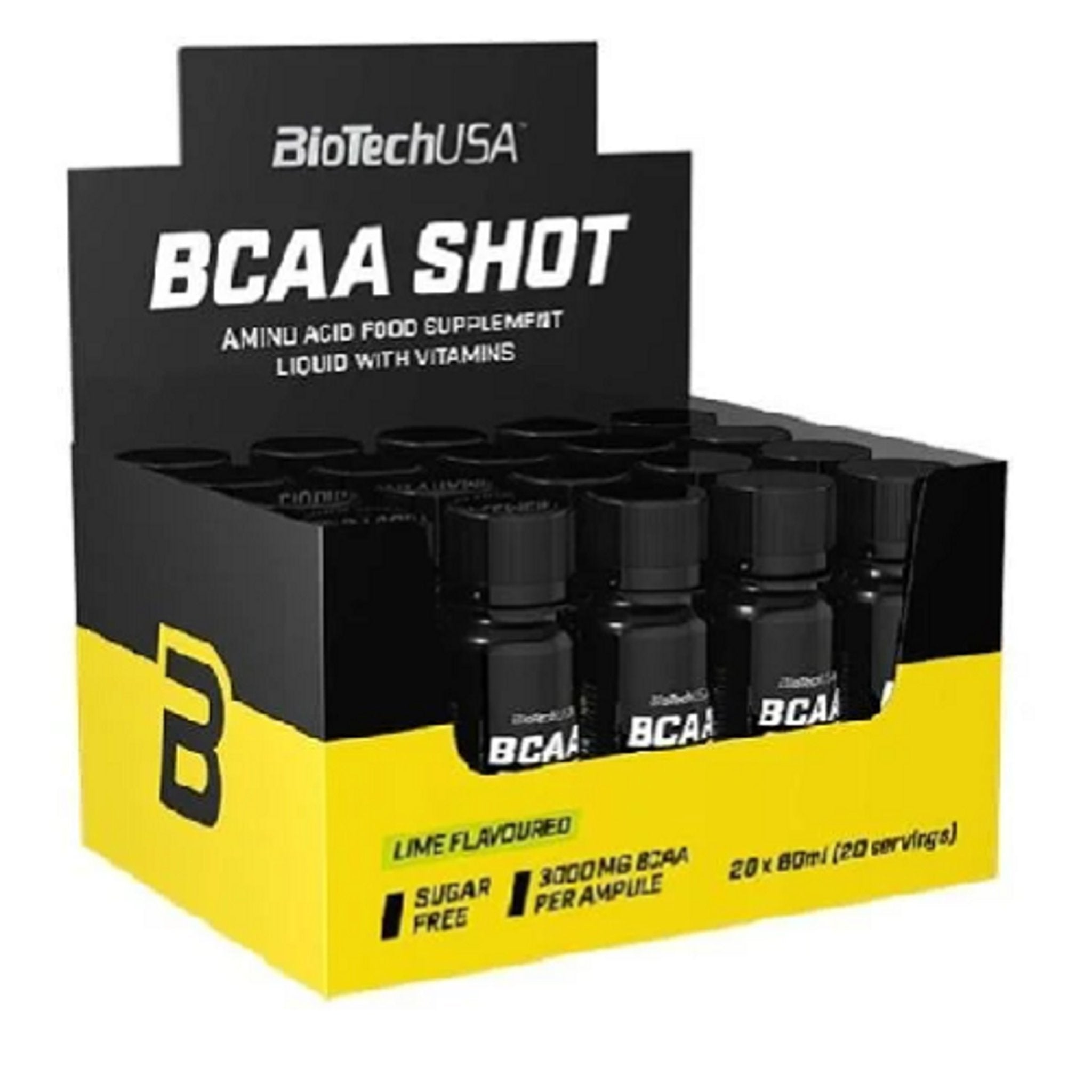 Aminoacizi lichizi , BioTechUSA, Bcaa Shot 20x60ml